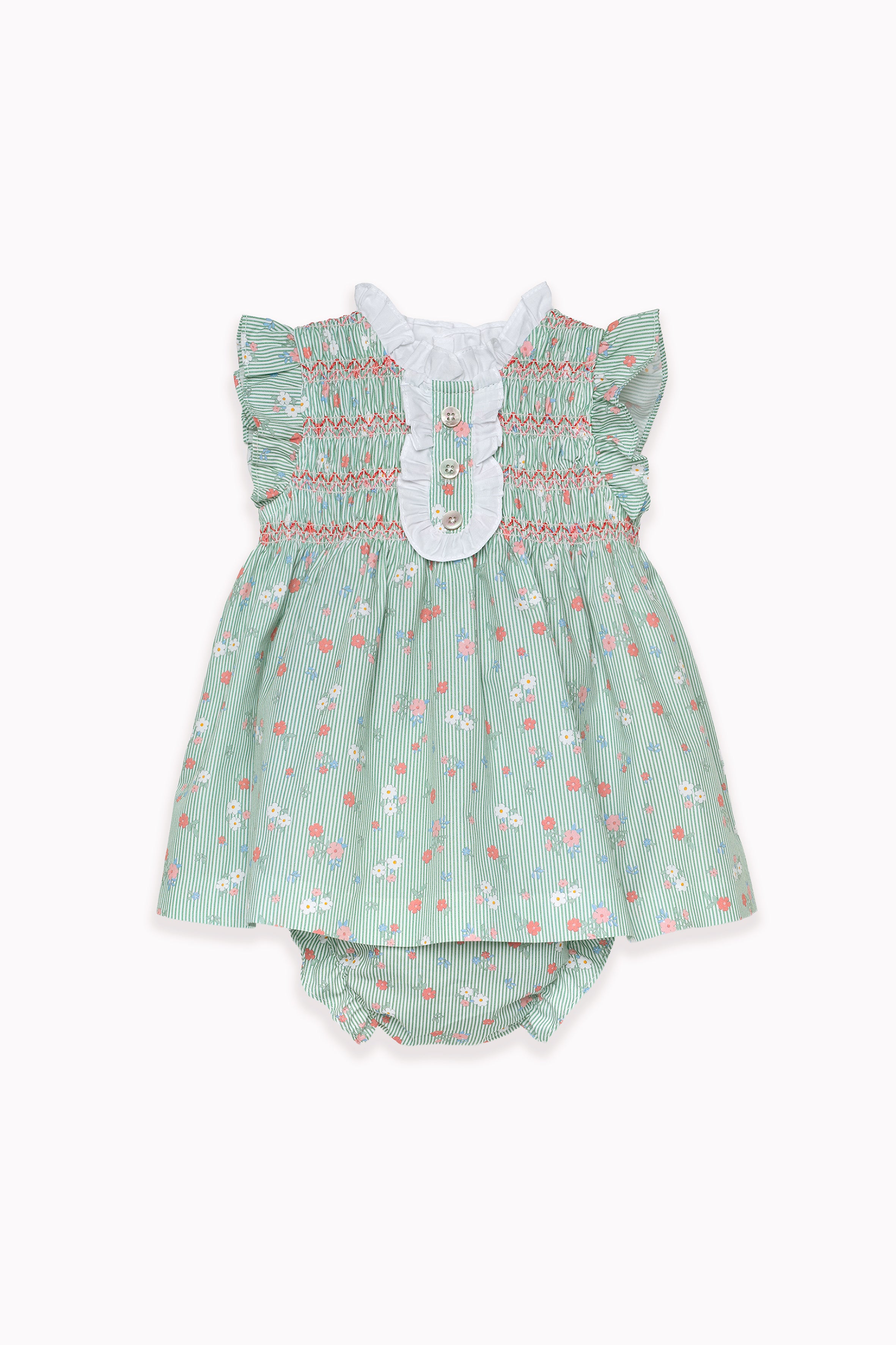Raya Flor Smocked Dress