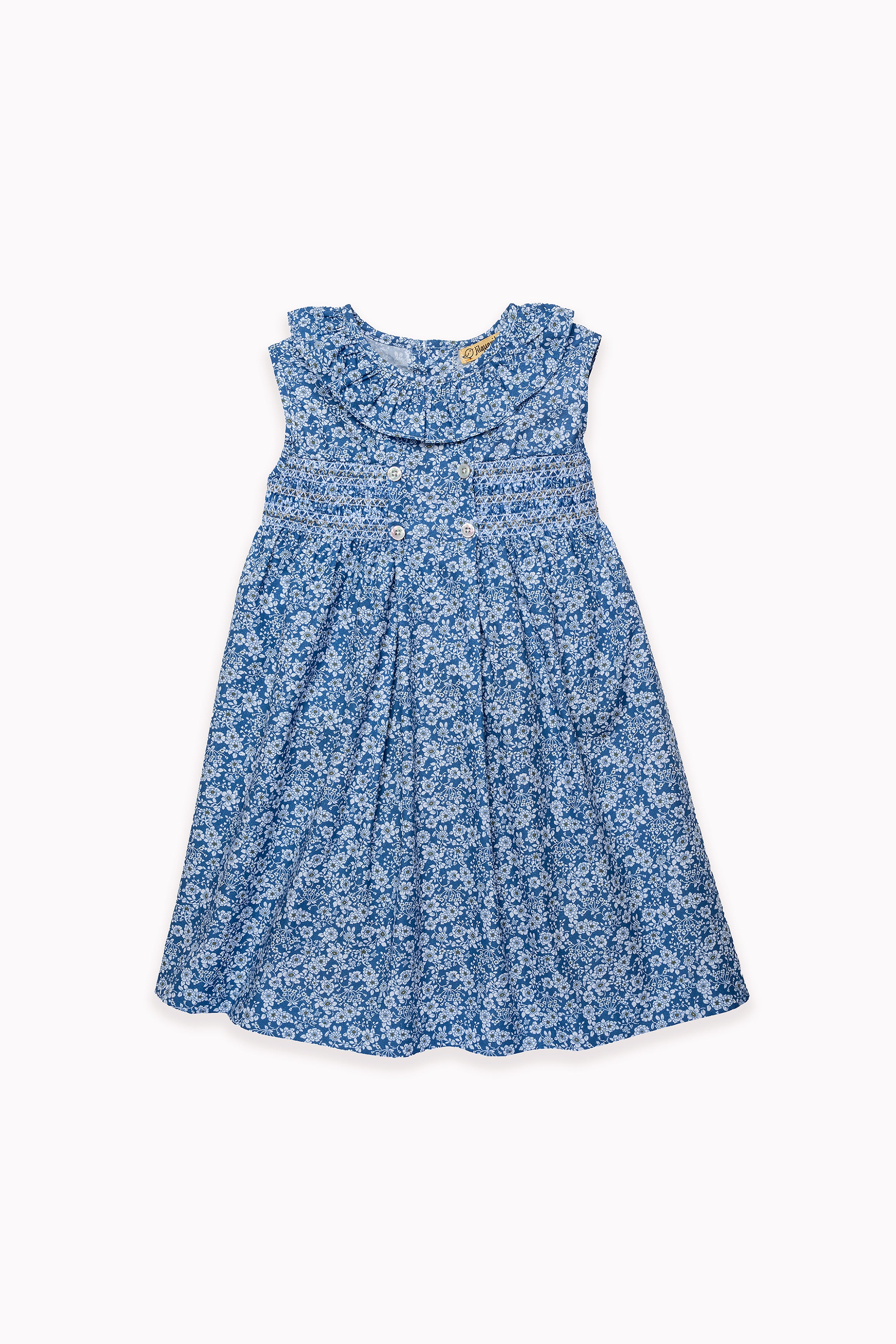 Flor Azul Smocked Dress