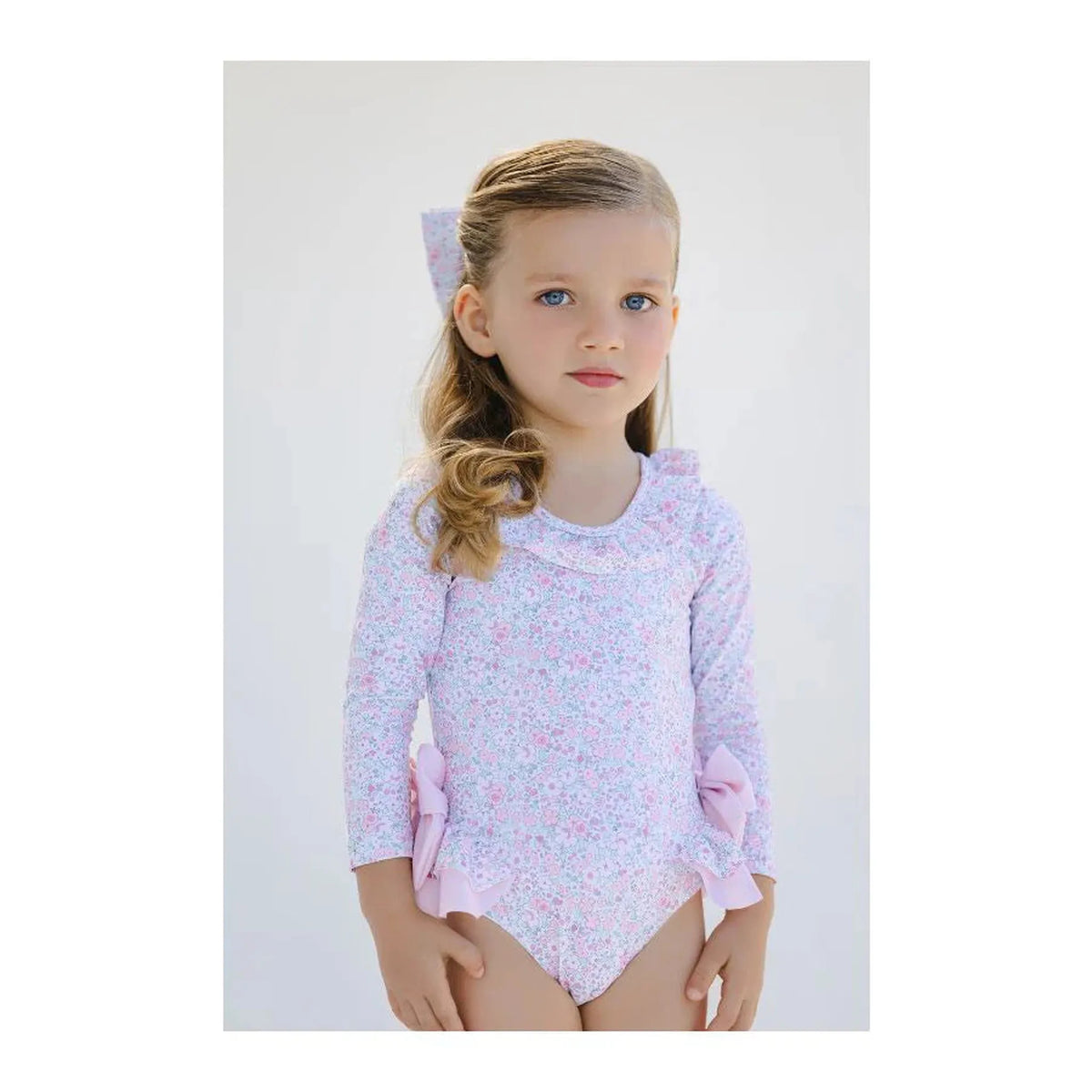 Pink Ditsy Floral Rashguard