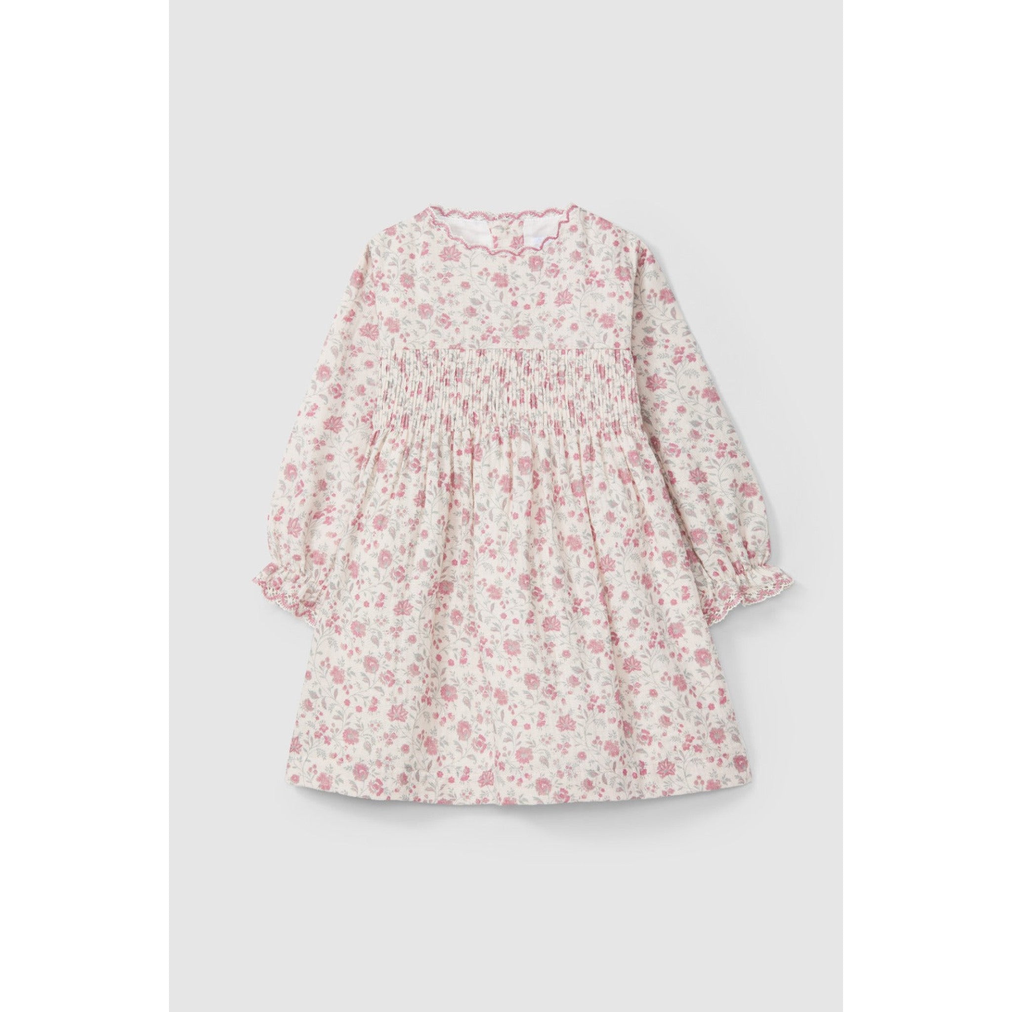 Floral dress with delicate lace detail