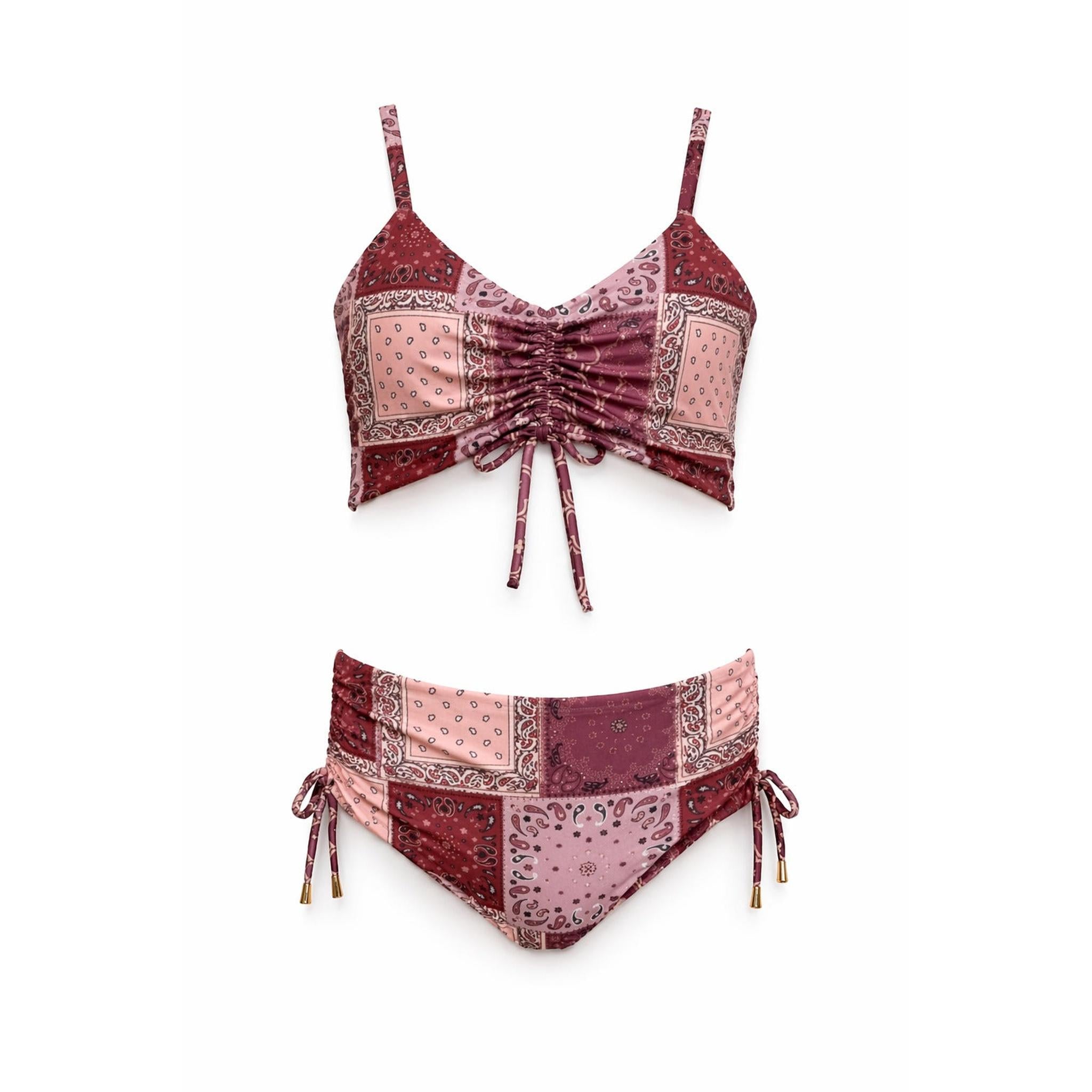 Lilac Bandana Bikini Set