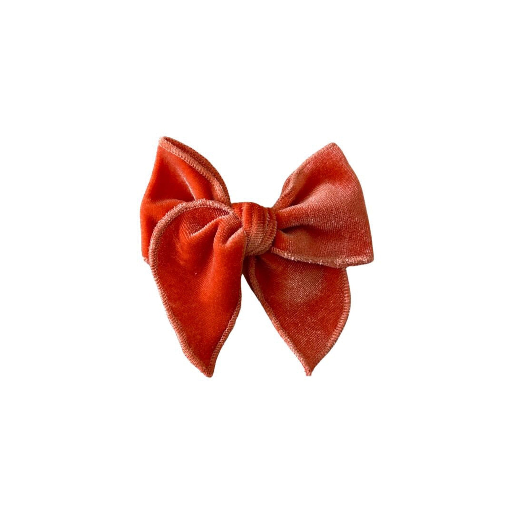 Velvet Fay Small Bow - Several Colors