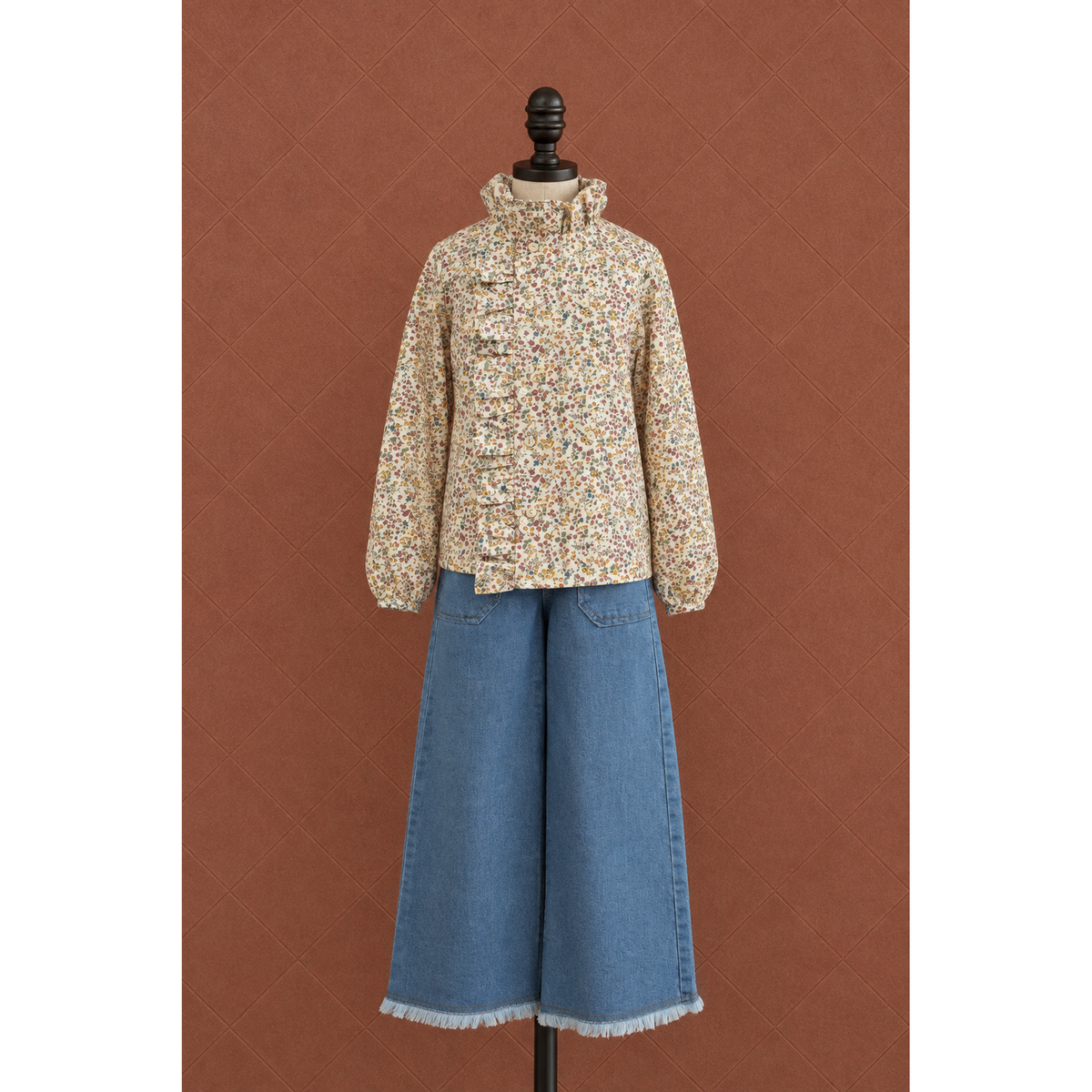 Granate Denim Set