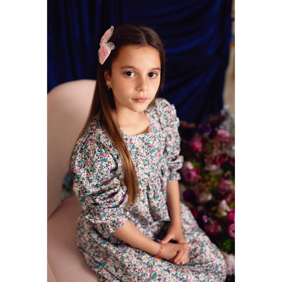 Demi Velvet Bow Clip