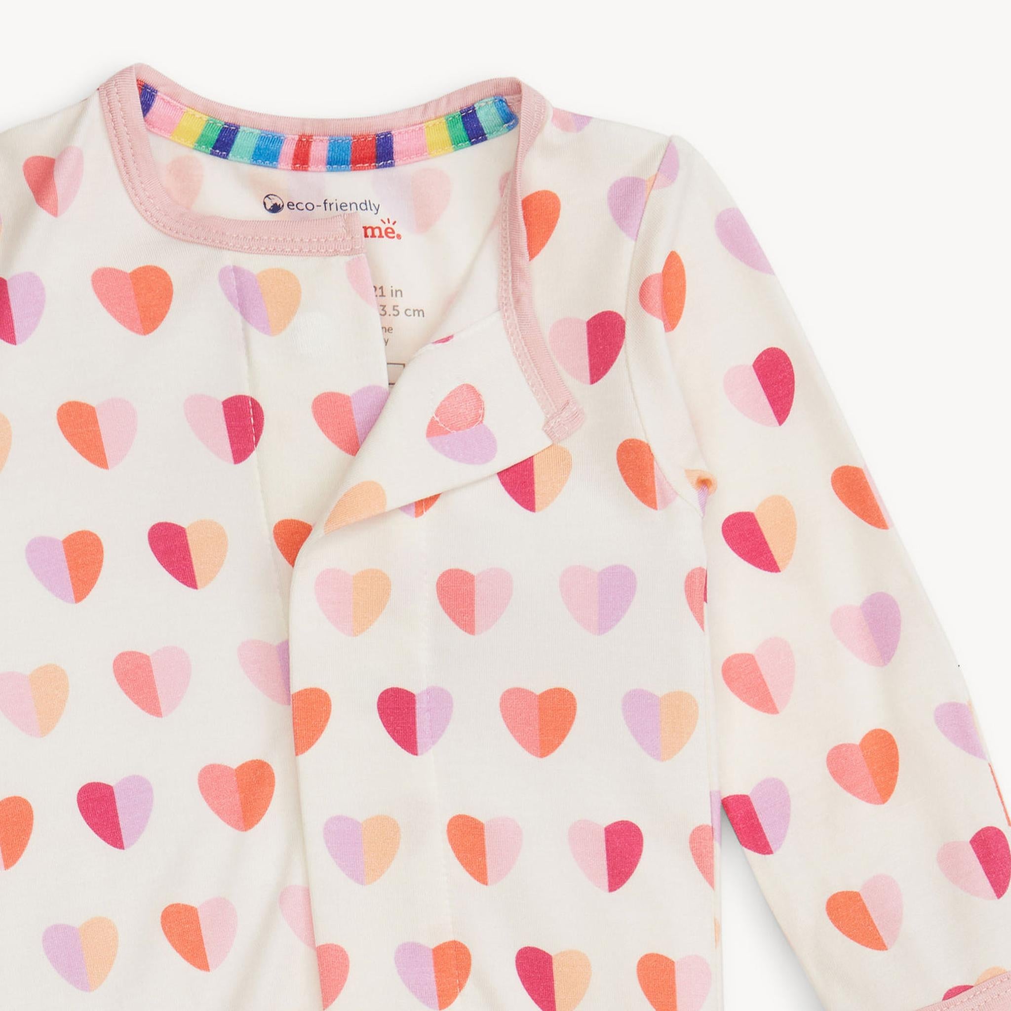 Pink XOXO Modal Footie