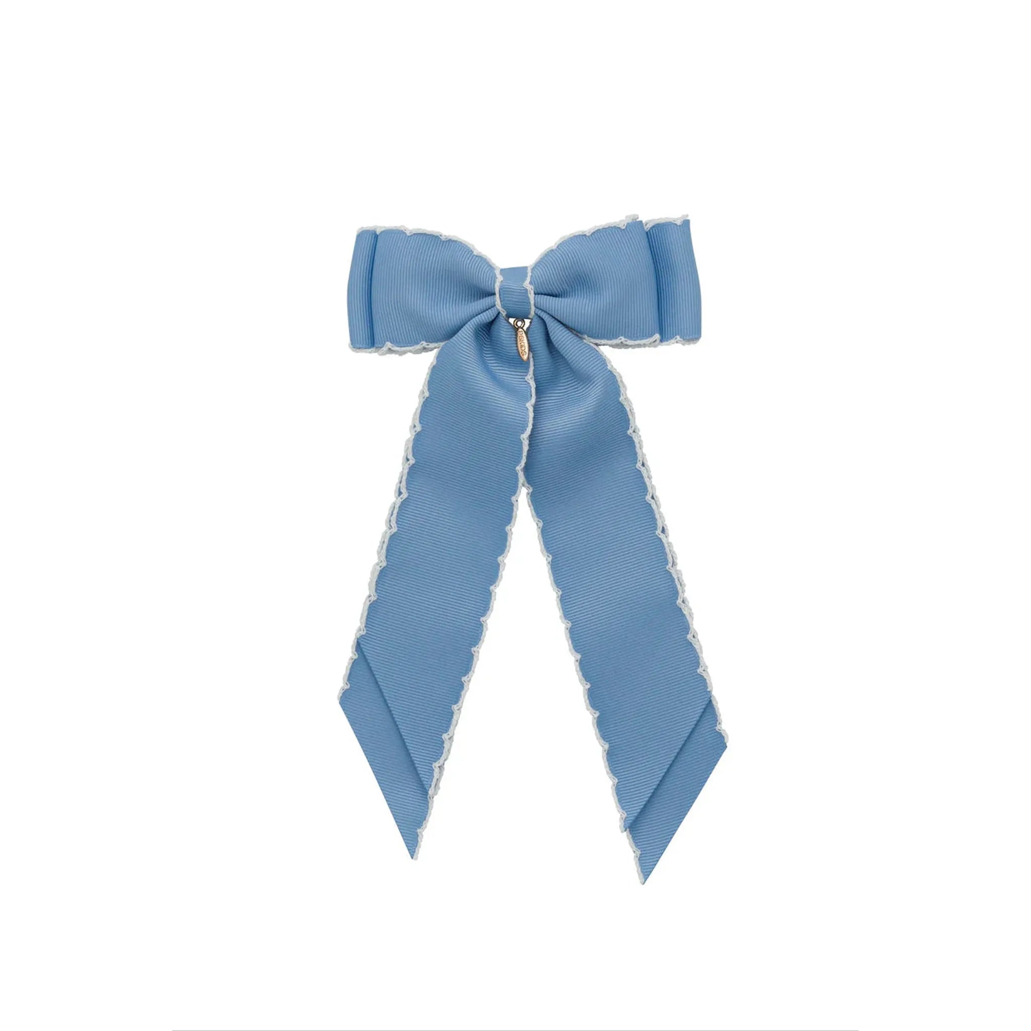 Madeline Small Bow Moonstitch Clip