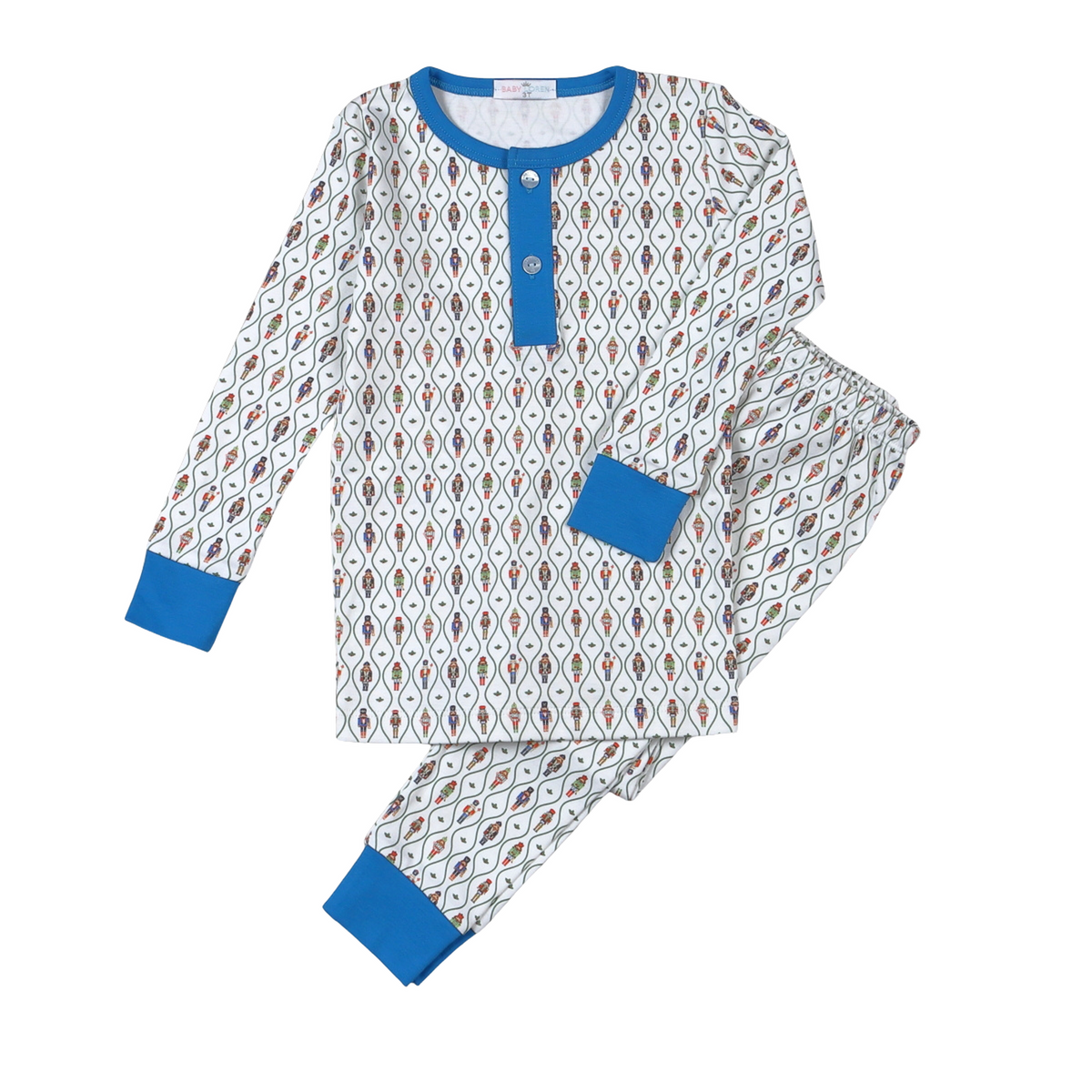 Blue Nutcracker Pima Two Piece