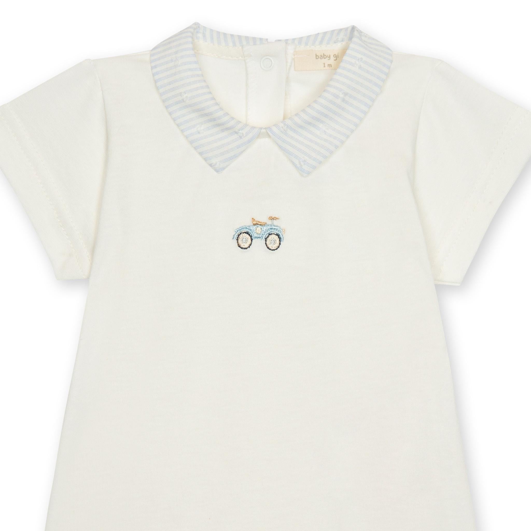 Embroidered Car Romper
