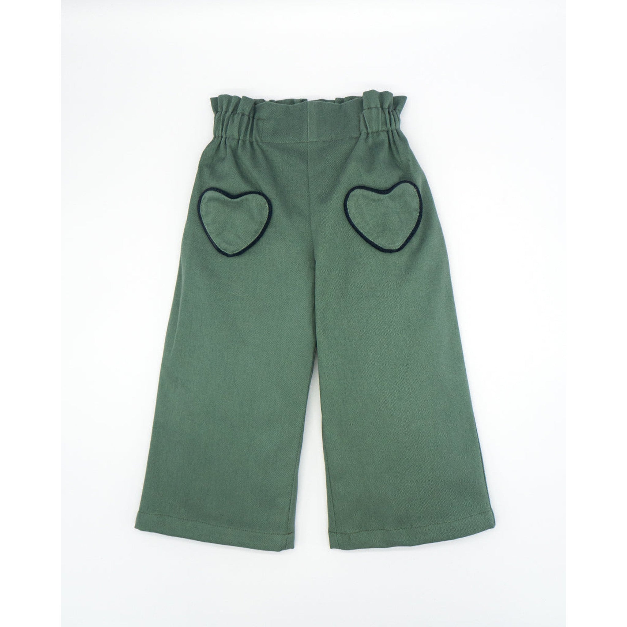 Olive Green Heart Pant Set