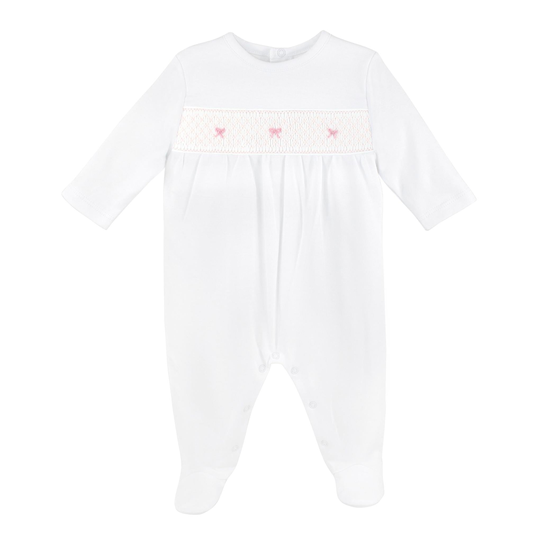 Lace Lane Smock PIma Footie