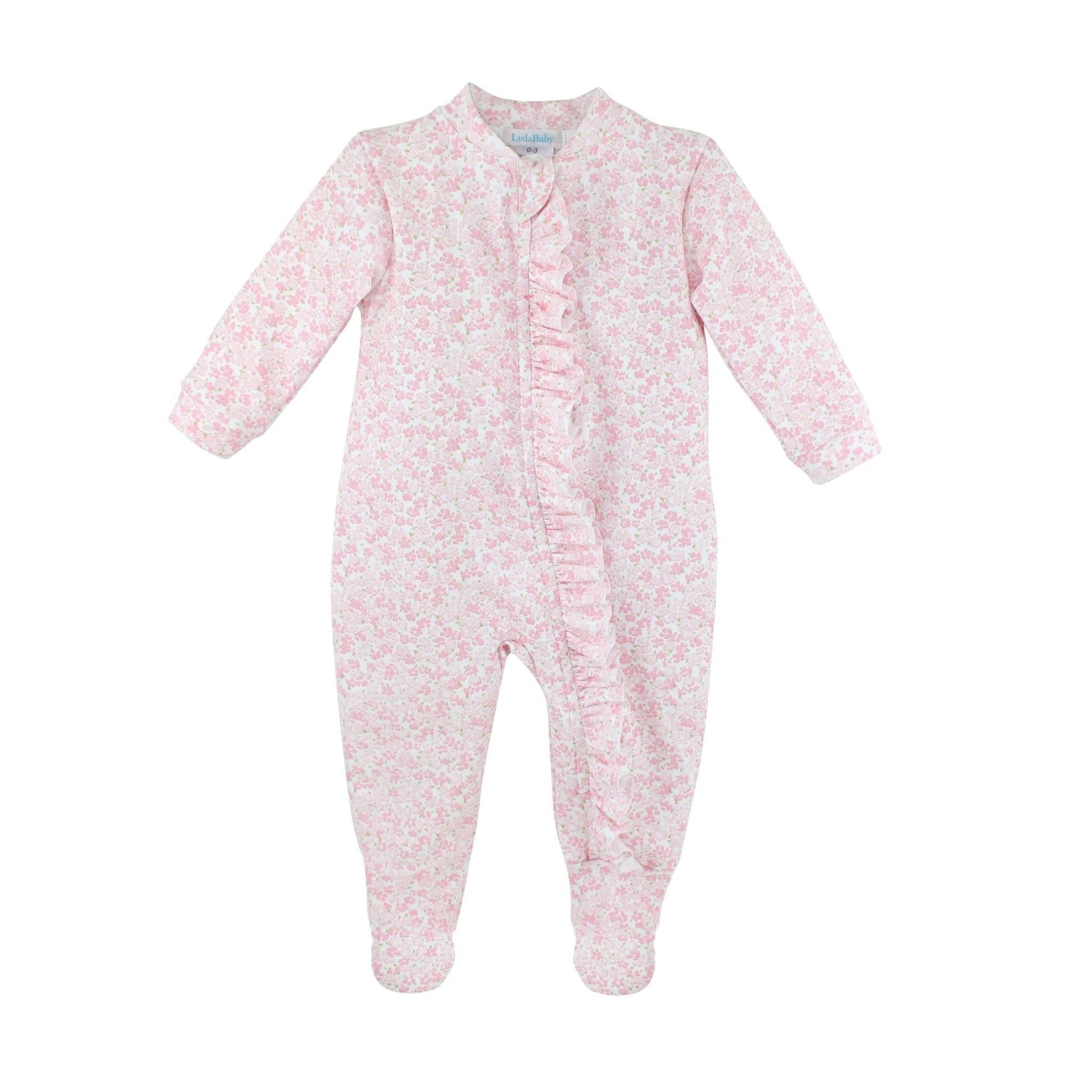 Little Blooming Printed Footie