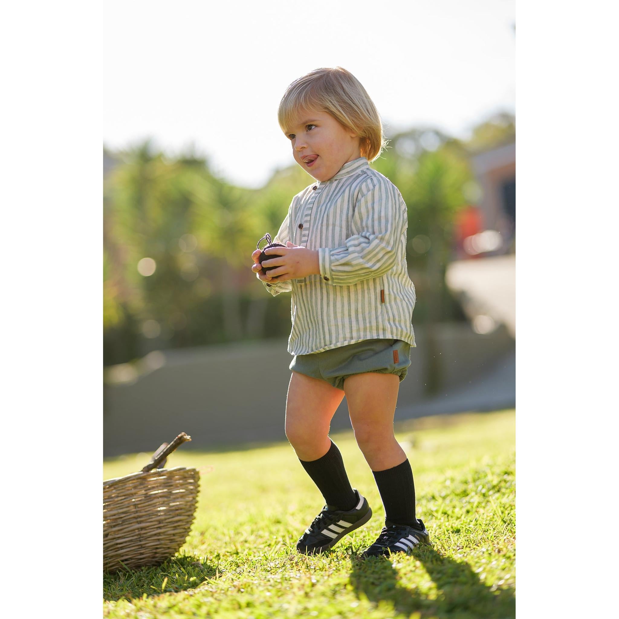 Sarga Camisa Raya Set