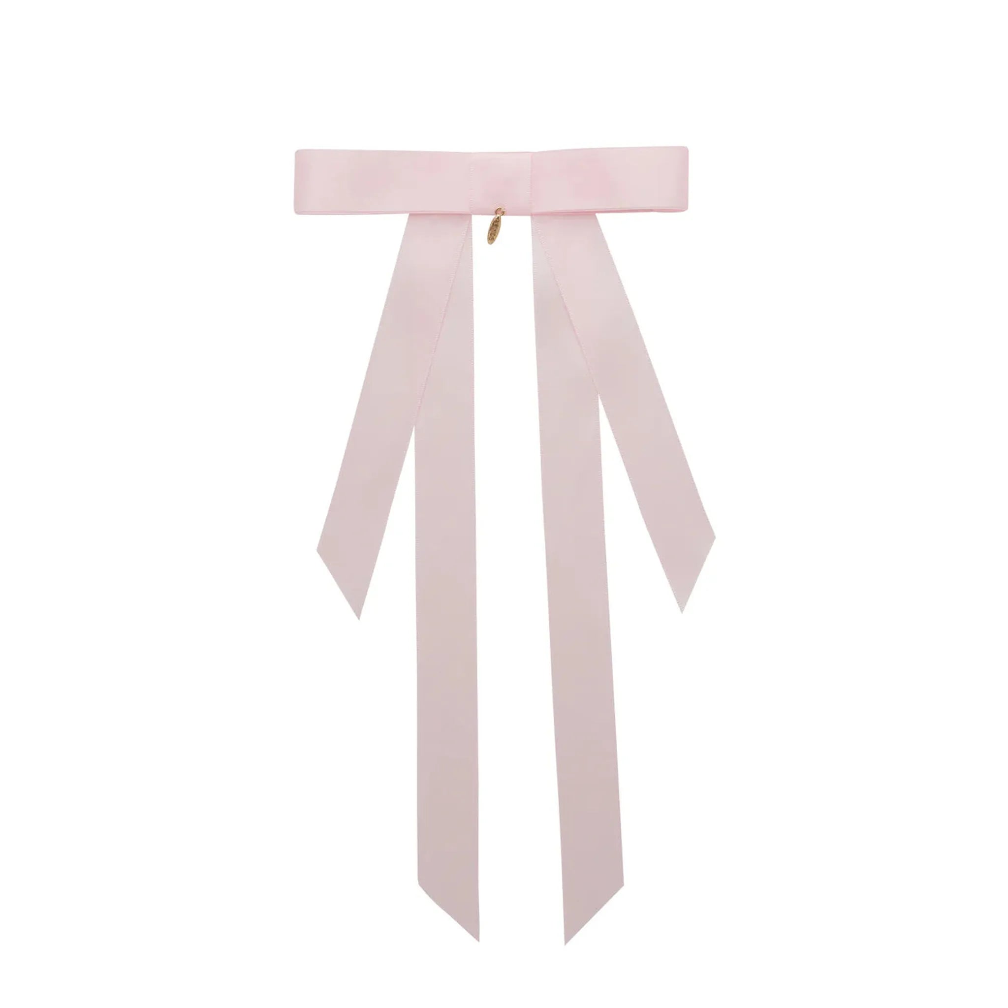 Piper Bow Long Satin Clip