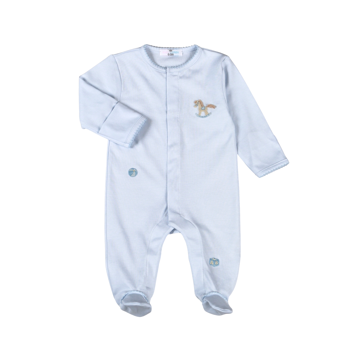 Rocking Horse Pima Footie