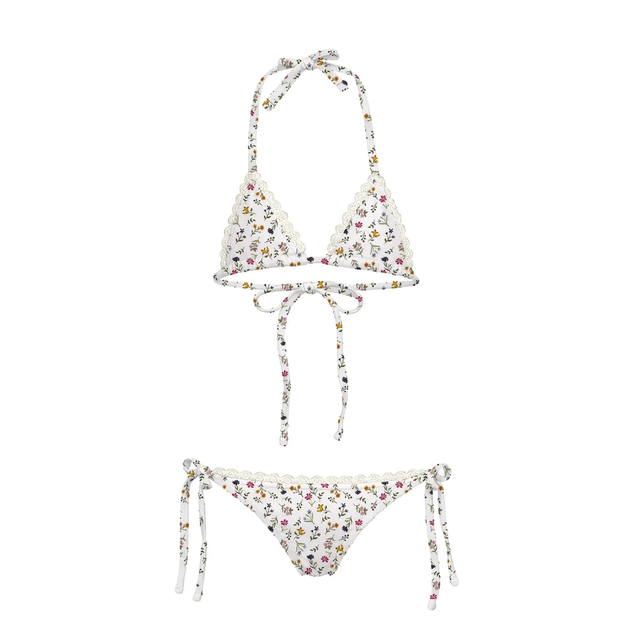 Crochet - Just Flowers Mini Bikini Set