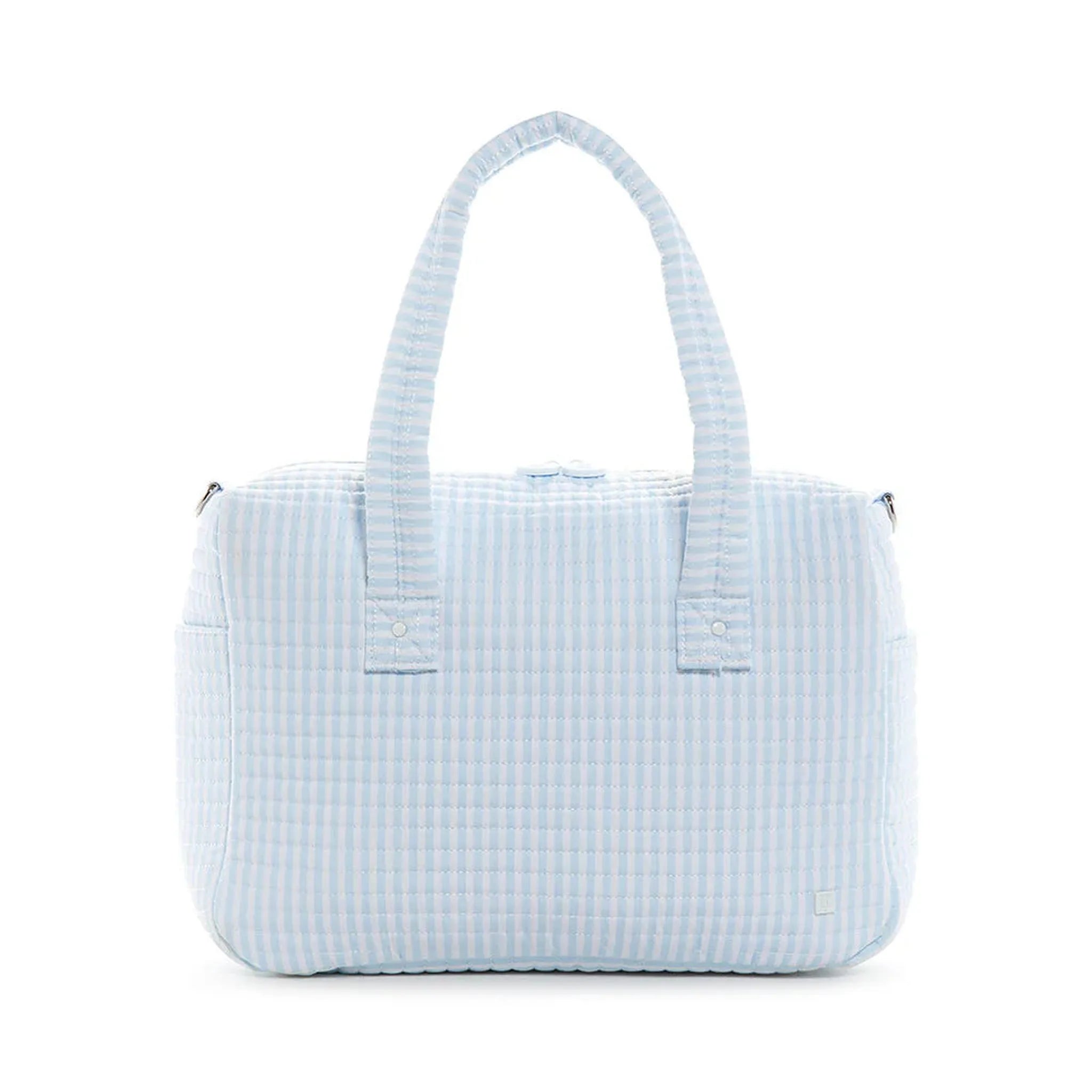 Quilted Stroller Bag - Pimlico Stripe Blue