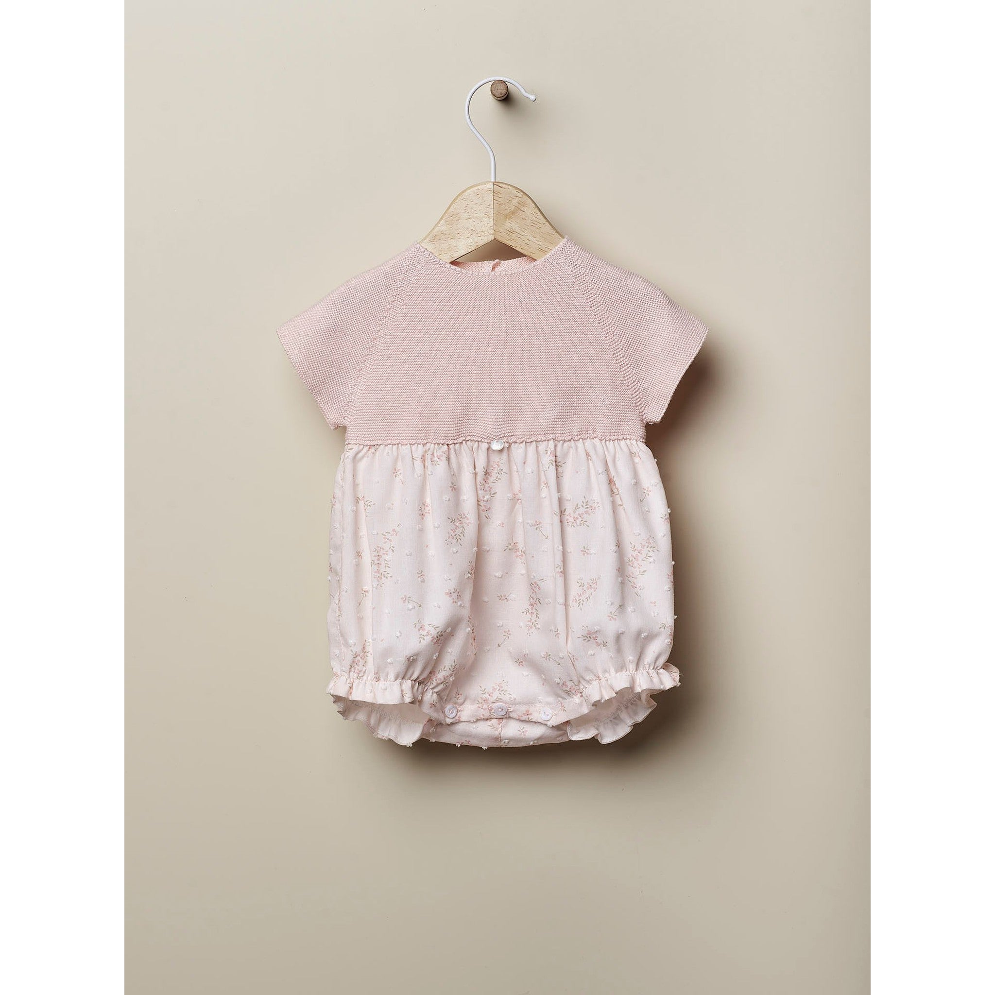 Short-sleeved shortie with floral print | NATURAL TOUCH