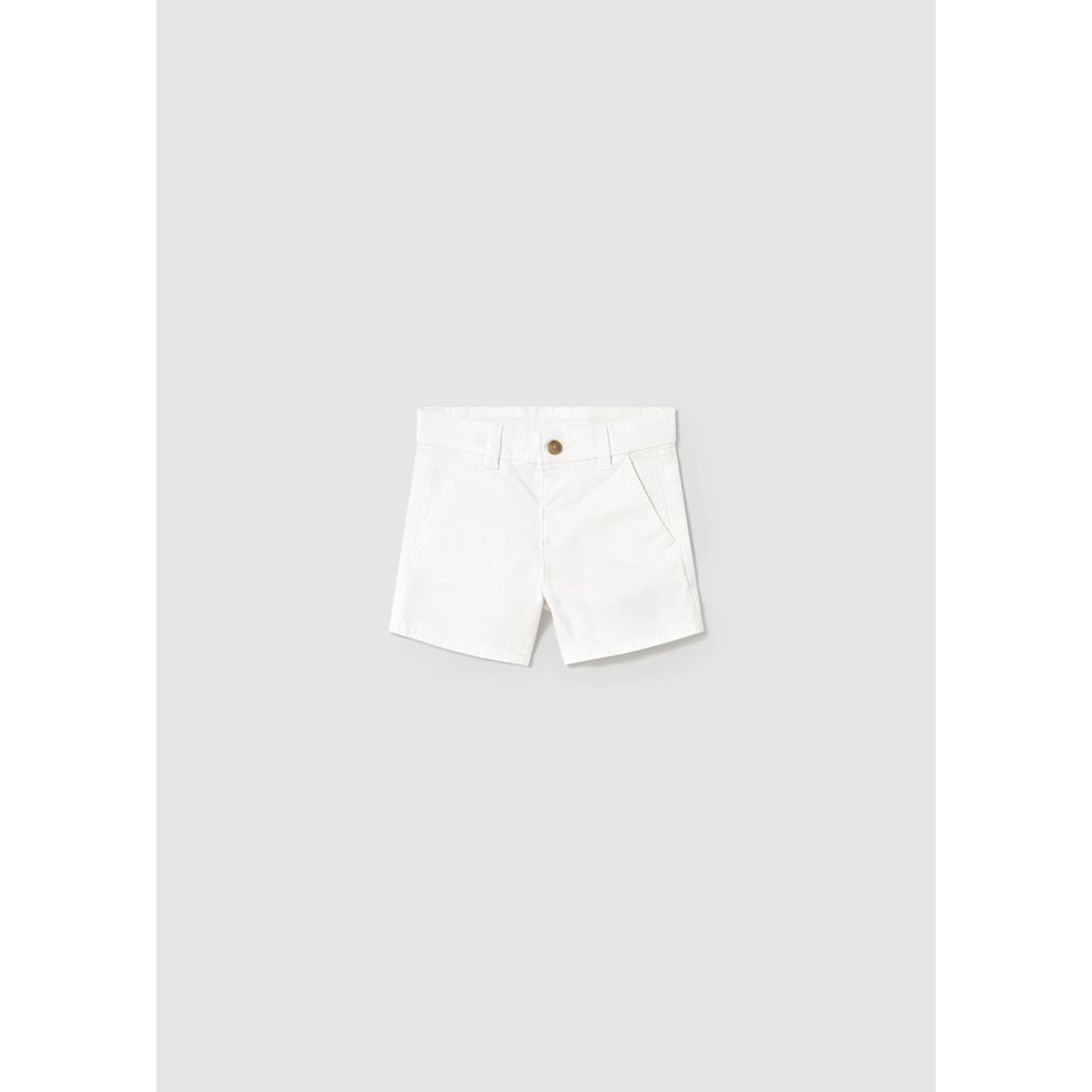 Baby Red Polo + White Bermuda Set