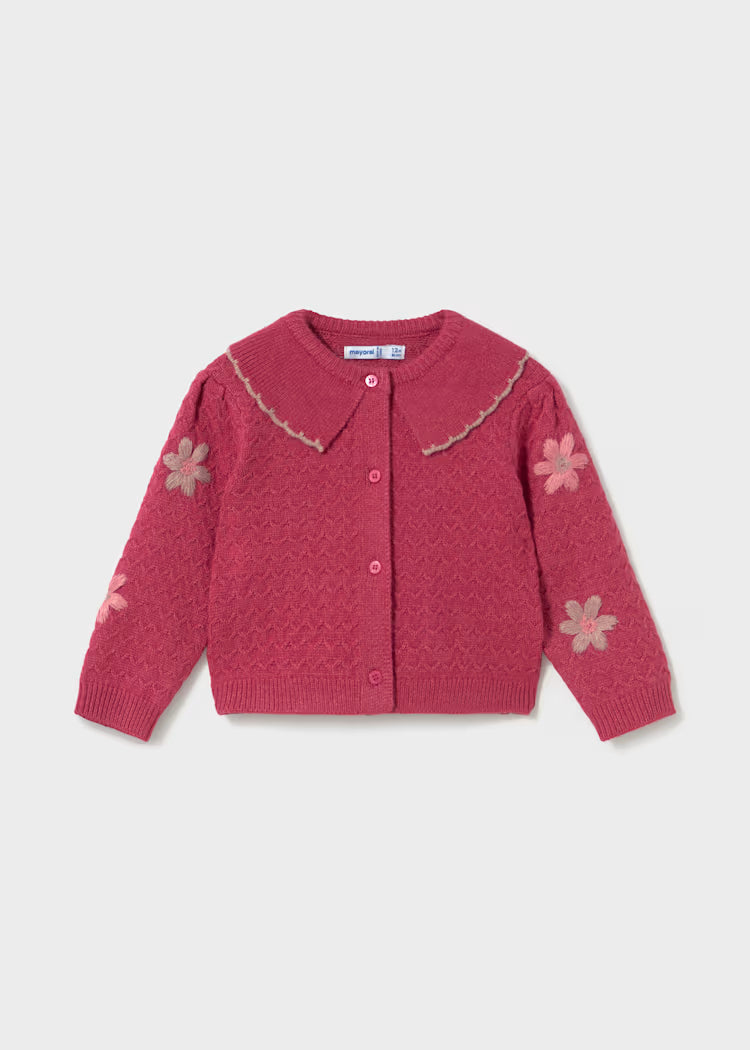 Baby Floral Knit Cardigan