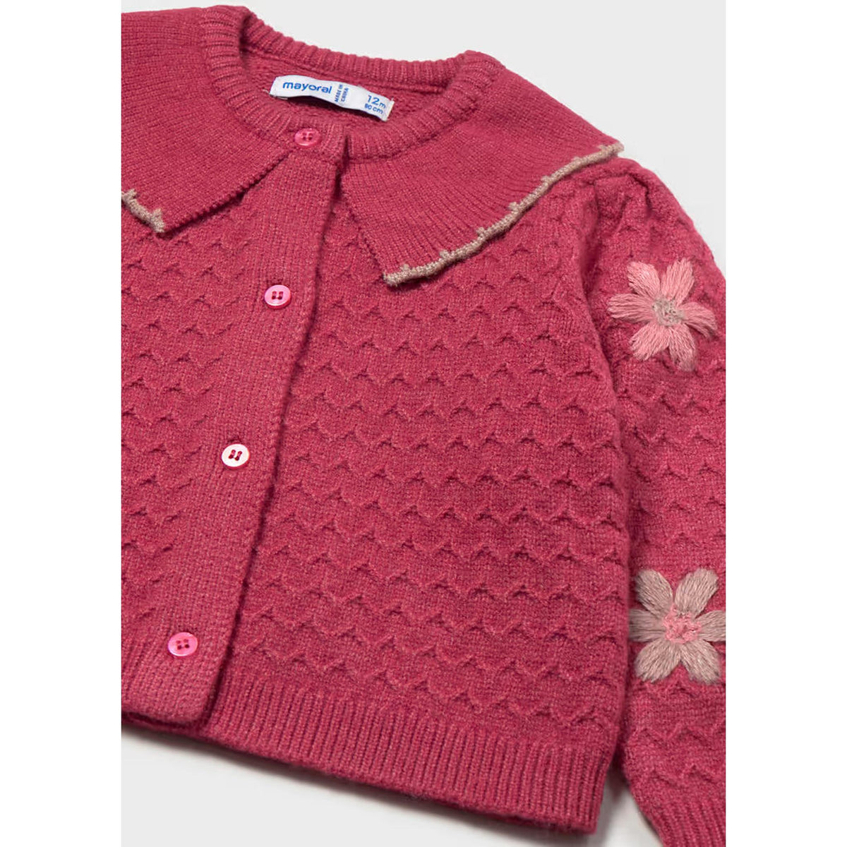 Baby Floral Knit Cardigan