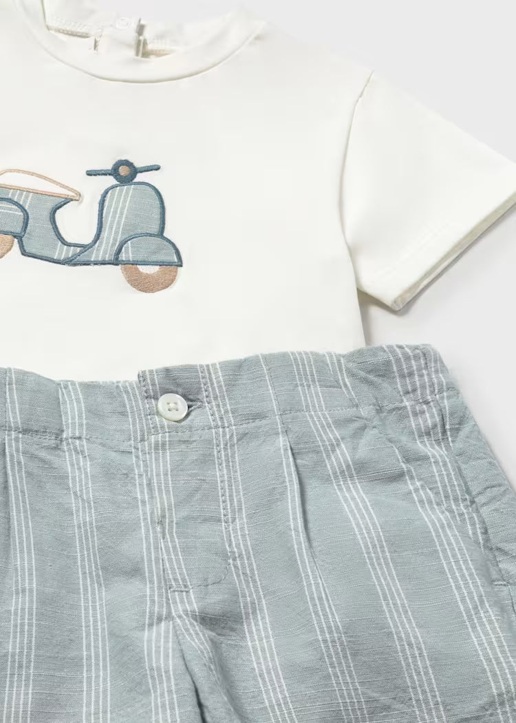 Vespa Shorts and T-Shirt 2-Piece Set