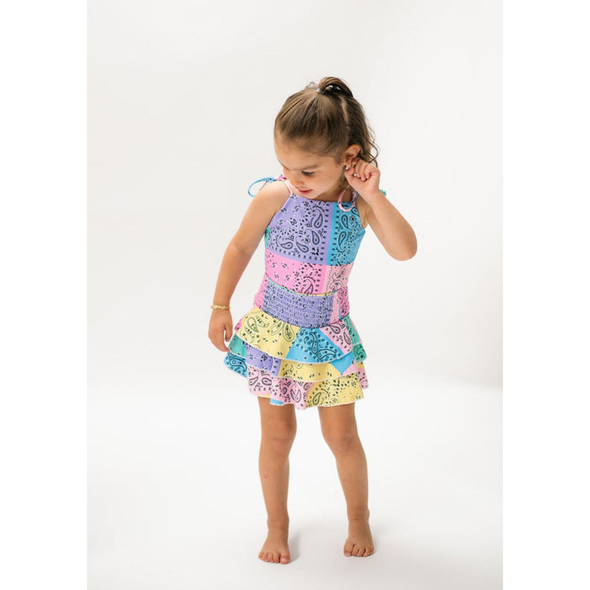 Bandana Ruffle Skirt