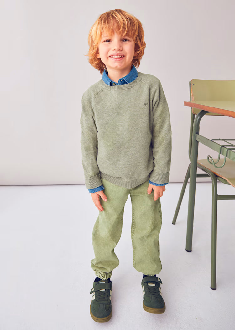 Pistachio Basic Sweater