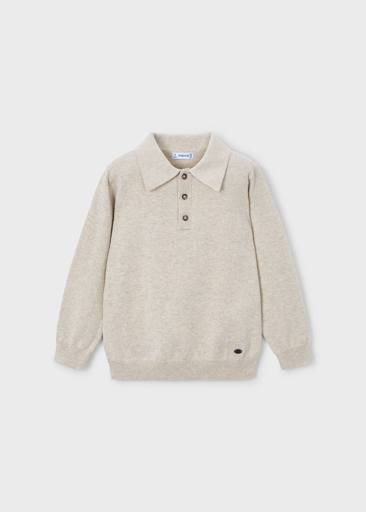 Boy Knit Polo Shirt