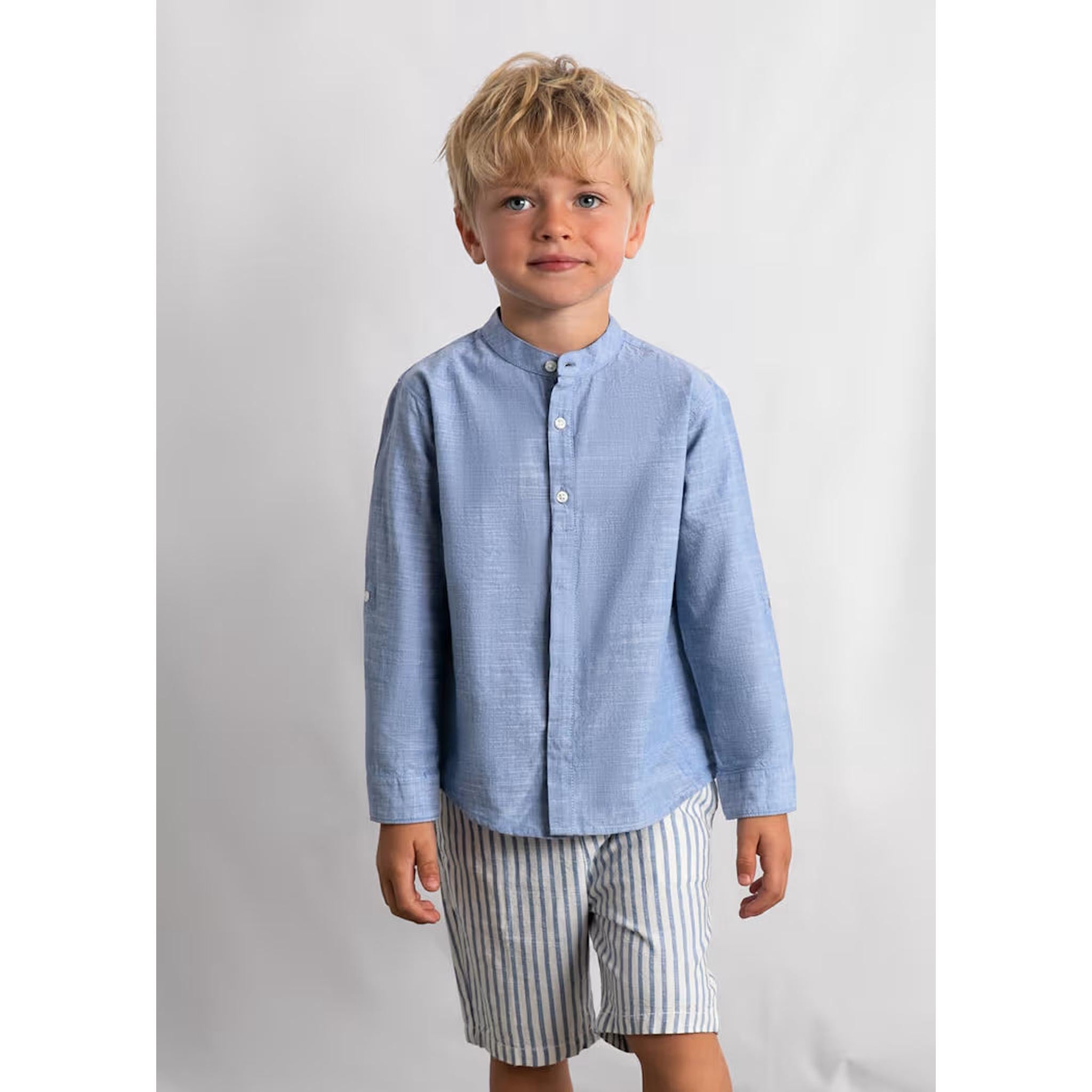 Boy Linen Shorts and Shirt Set