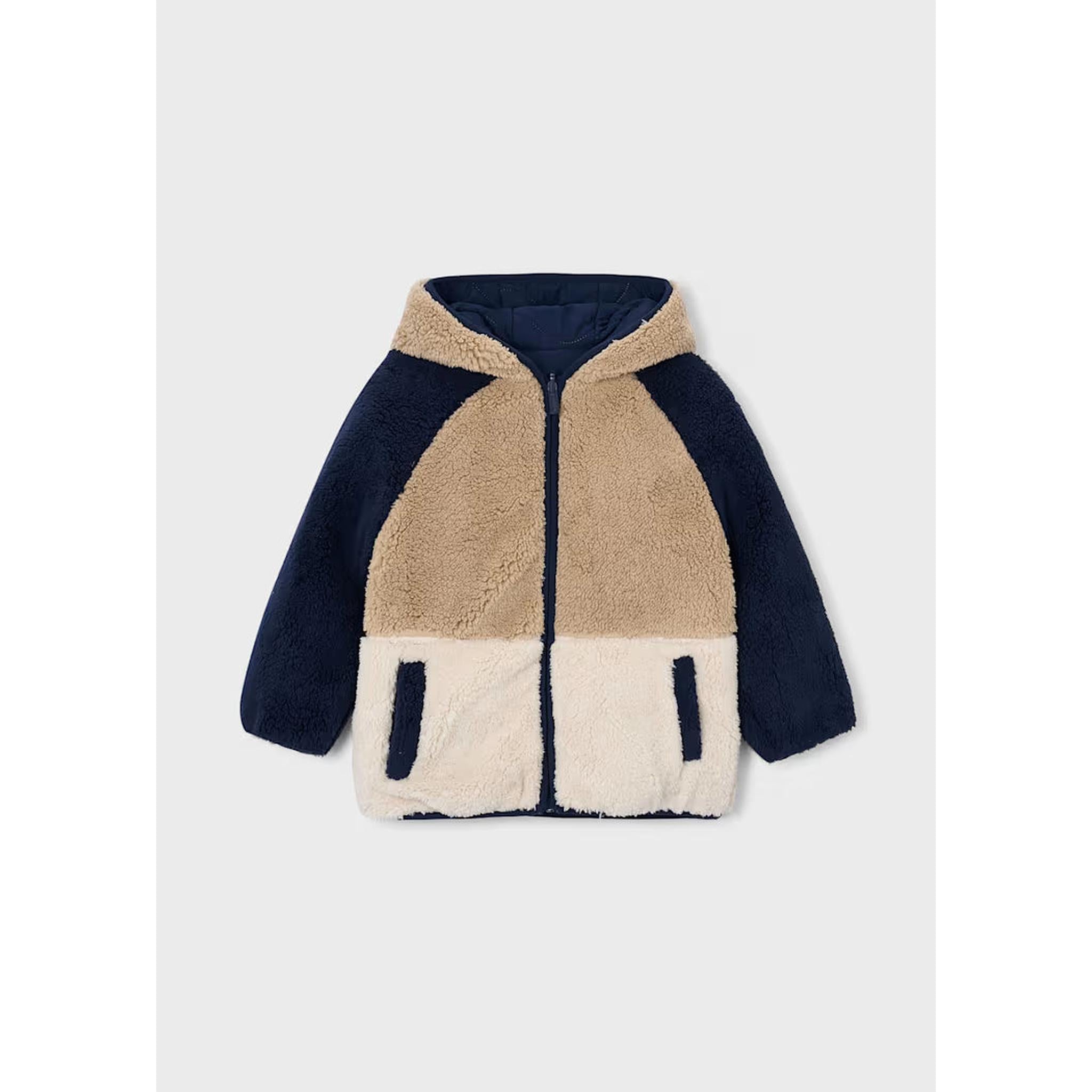 Boy Reversible Sherpa Puffer Jacket