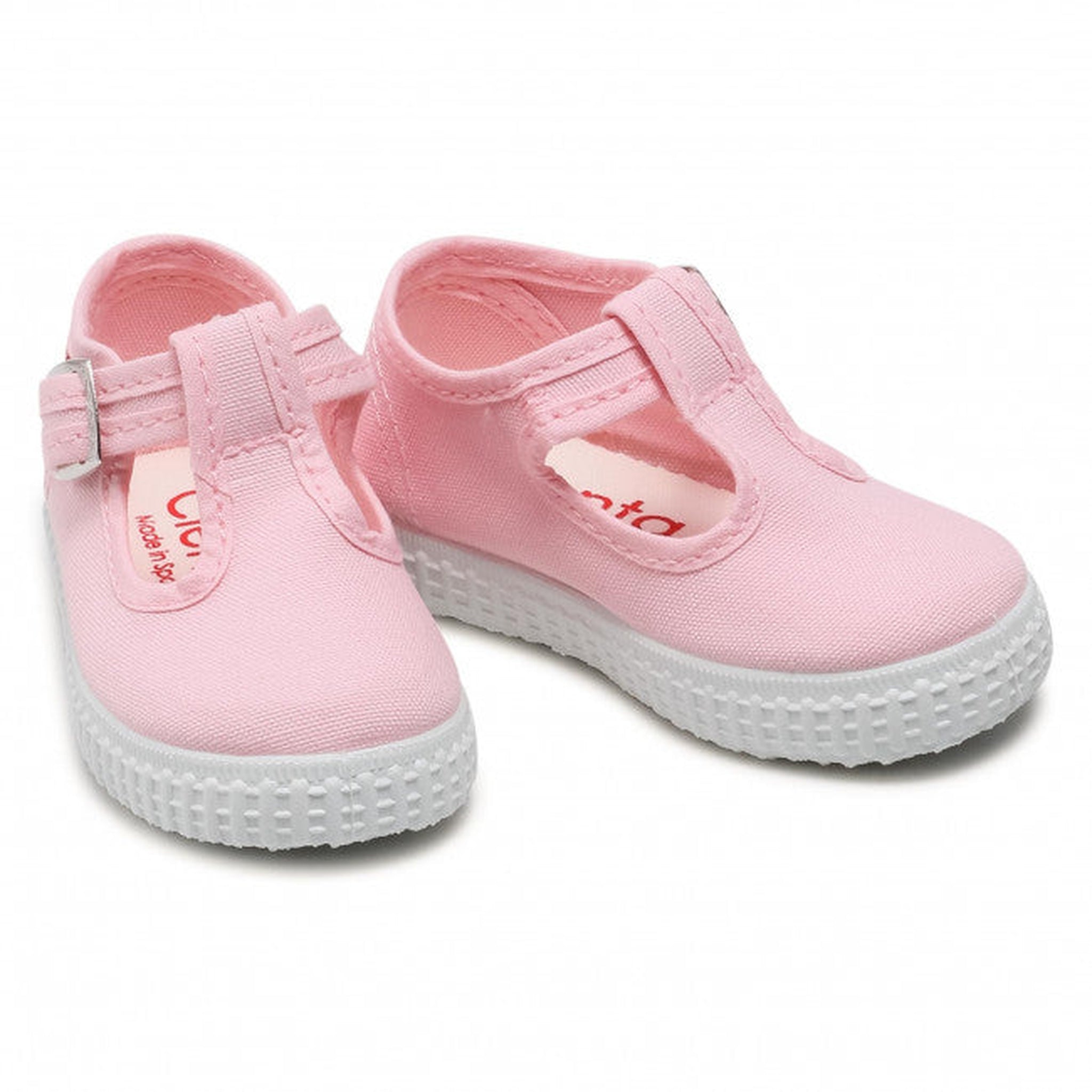 Cienta T-Strap Sneaker - Rosa