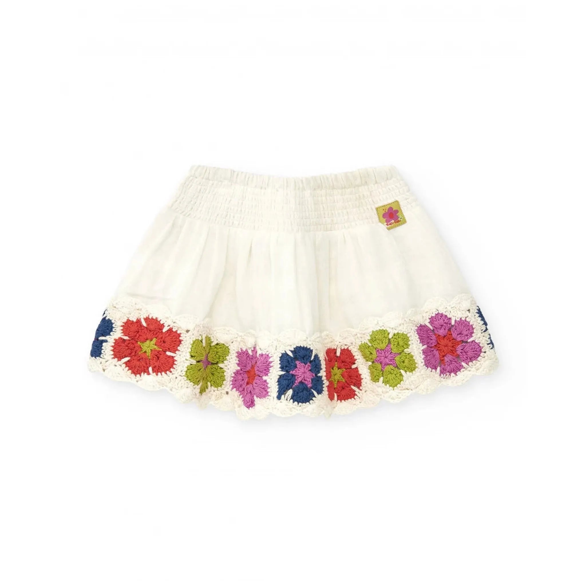 Crochet Flower Skirt Set