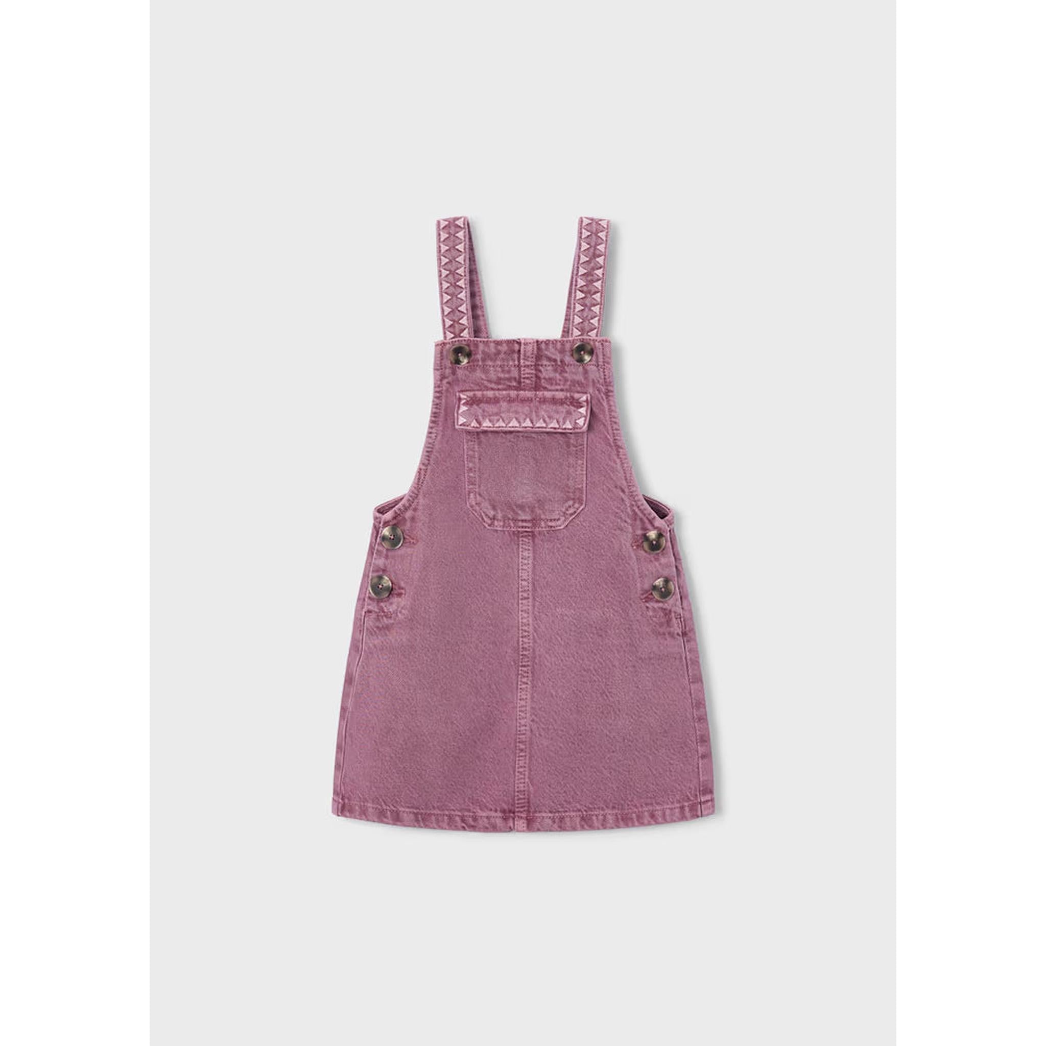 Girl Embroidered Overall Skirt