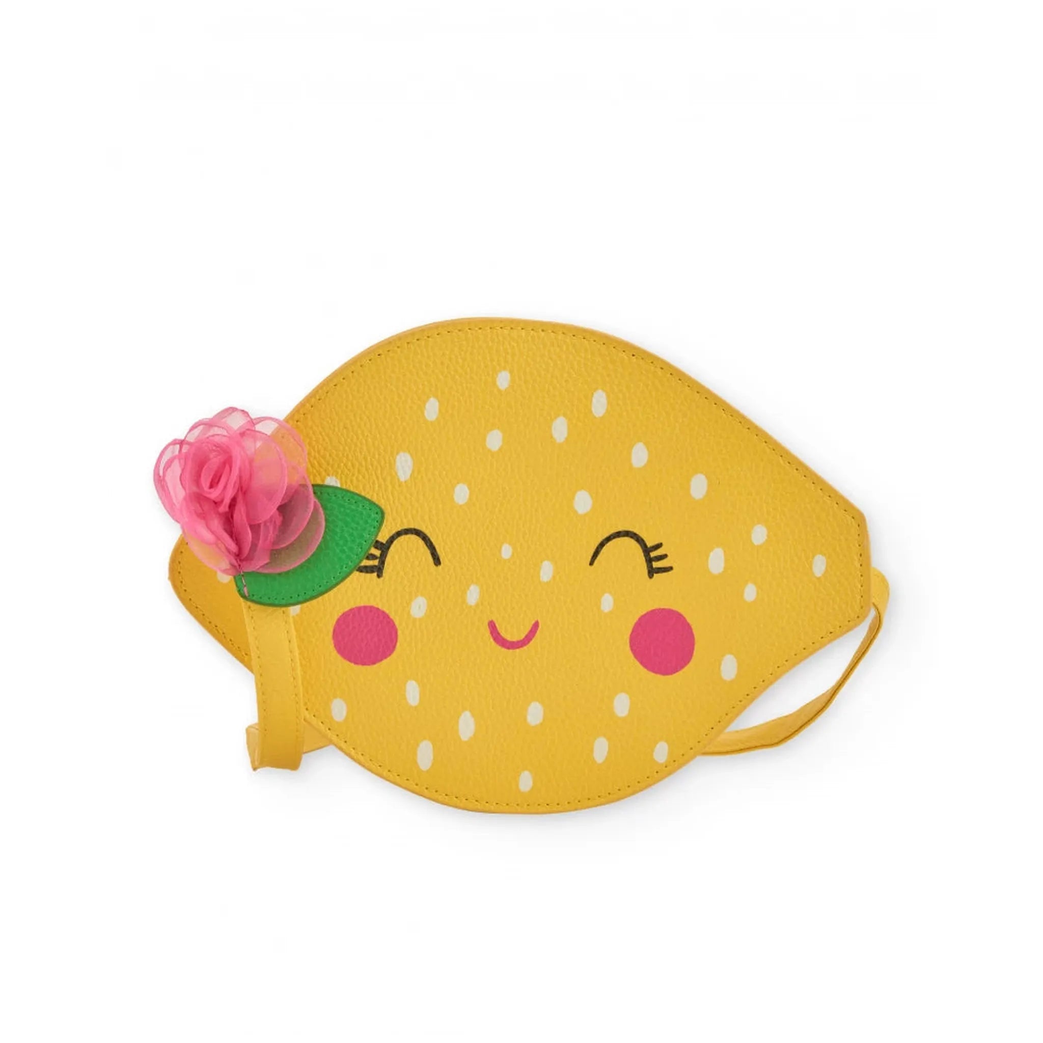 Girls’ woven bag in lemon shape