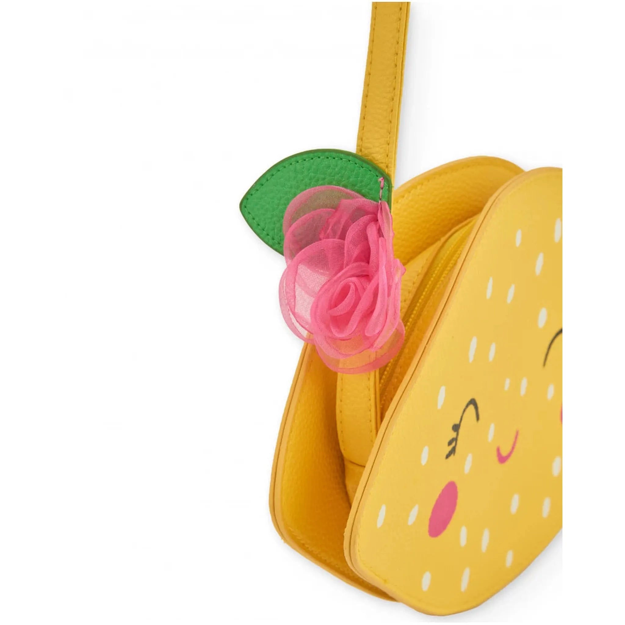 Girls’ woven bag in lemon shape