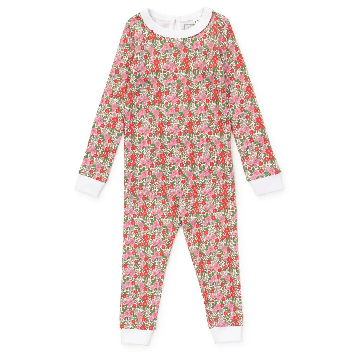 PRE ORDER Ava Girls' Pajama Pant Set - Floral Noel