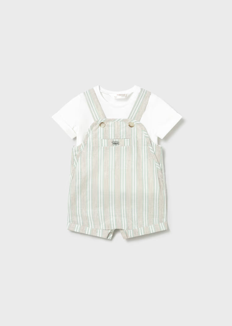 Dungaree and T-shirt Set