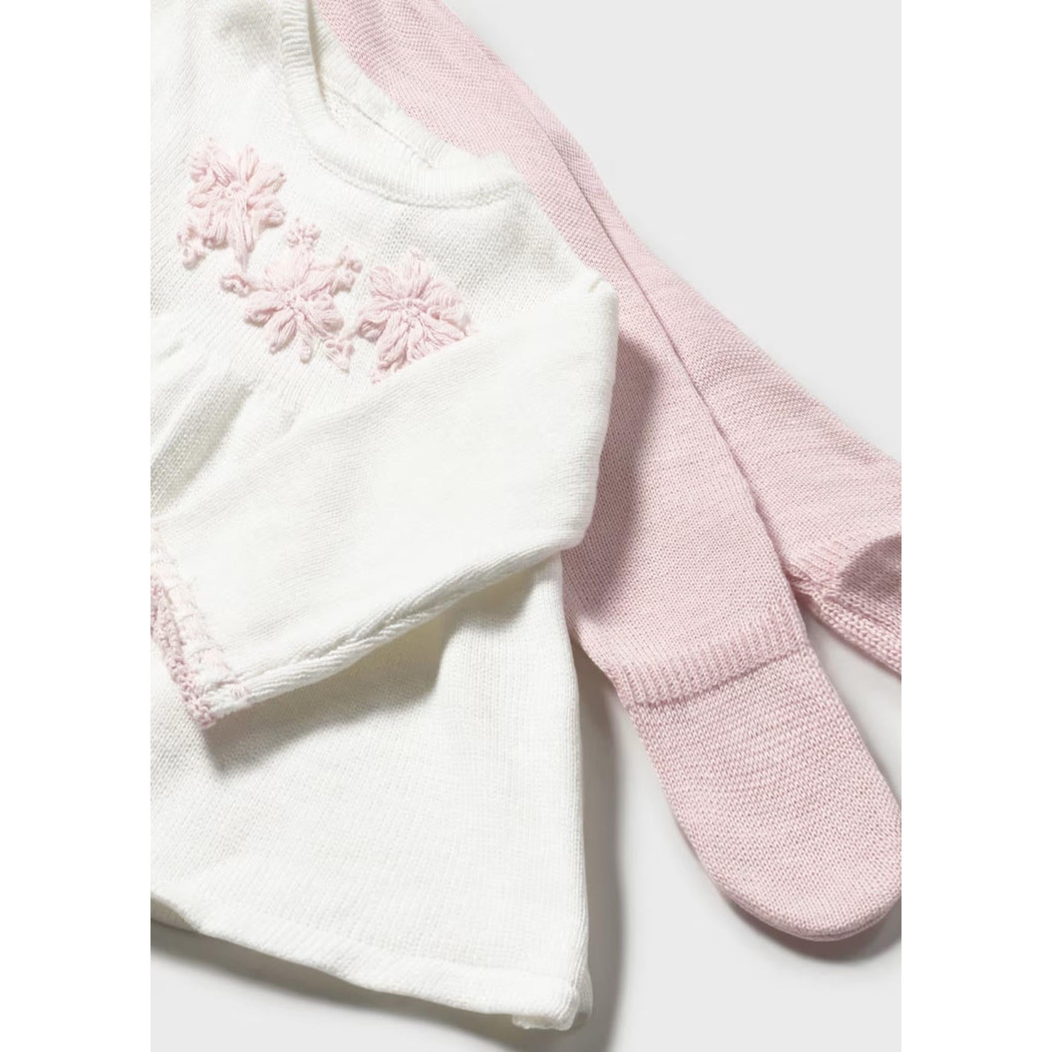 Newborn Girl Pants and Sweater Set