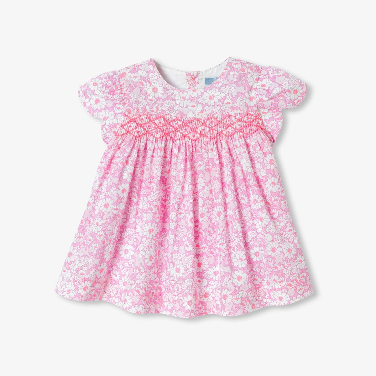 short-sleeved Liberty fabrics dress