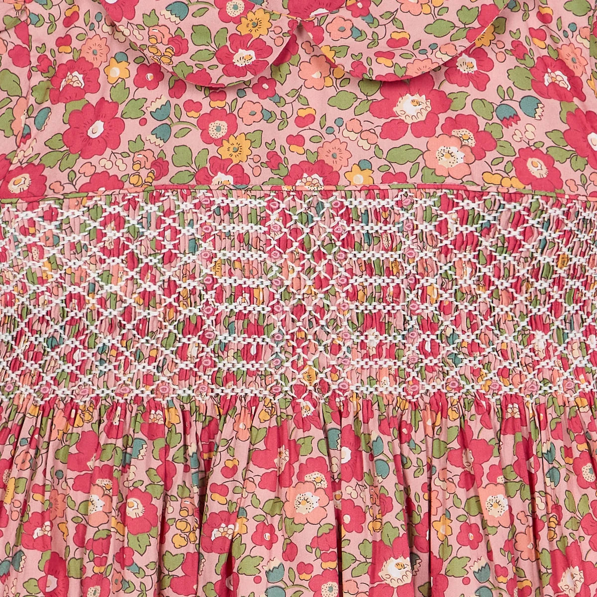 Hand-Smocked Girls Dress - Emerson
