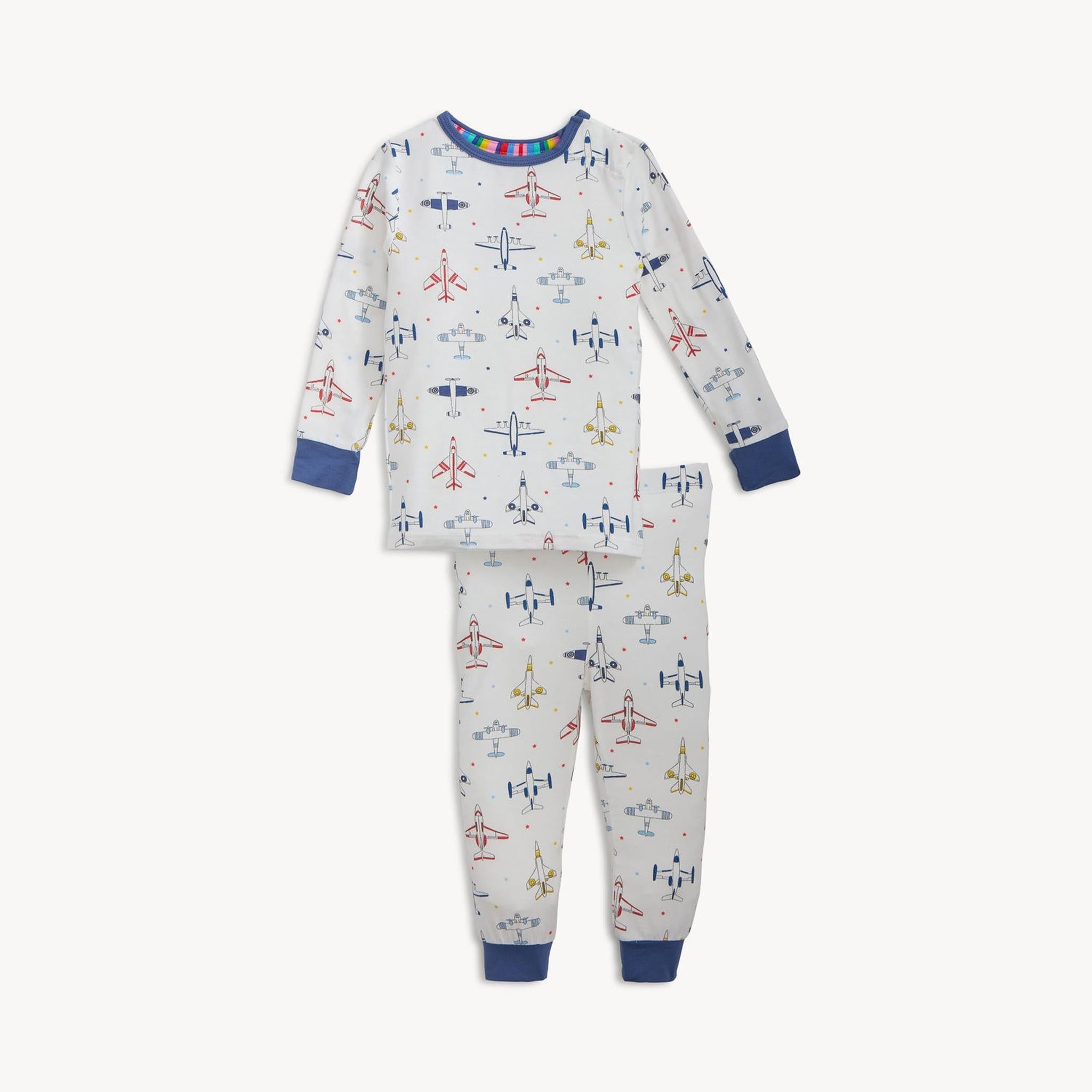 Just Plane Fun Playtime Modal L/s Pj