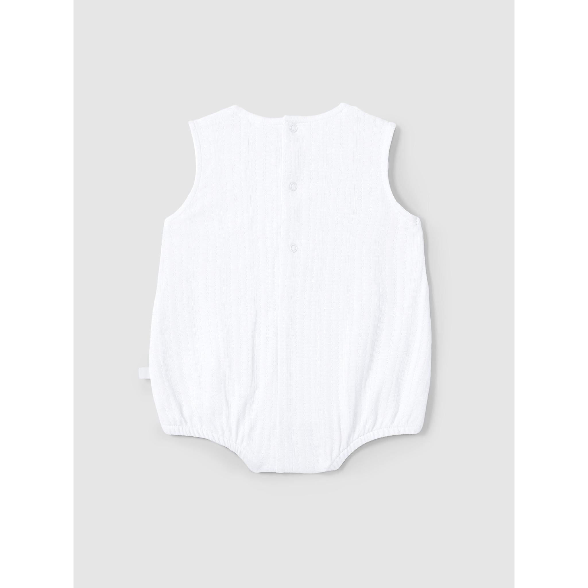 Shortie in organic cotton with embroidered detail - Chicken