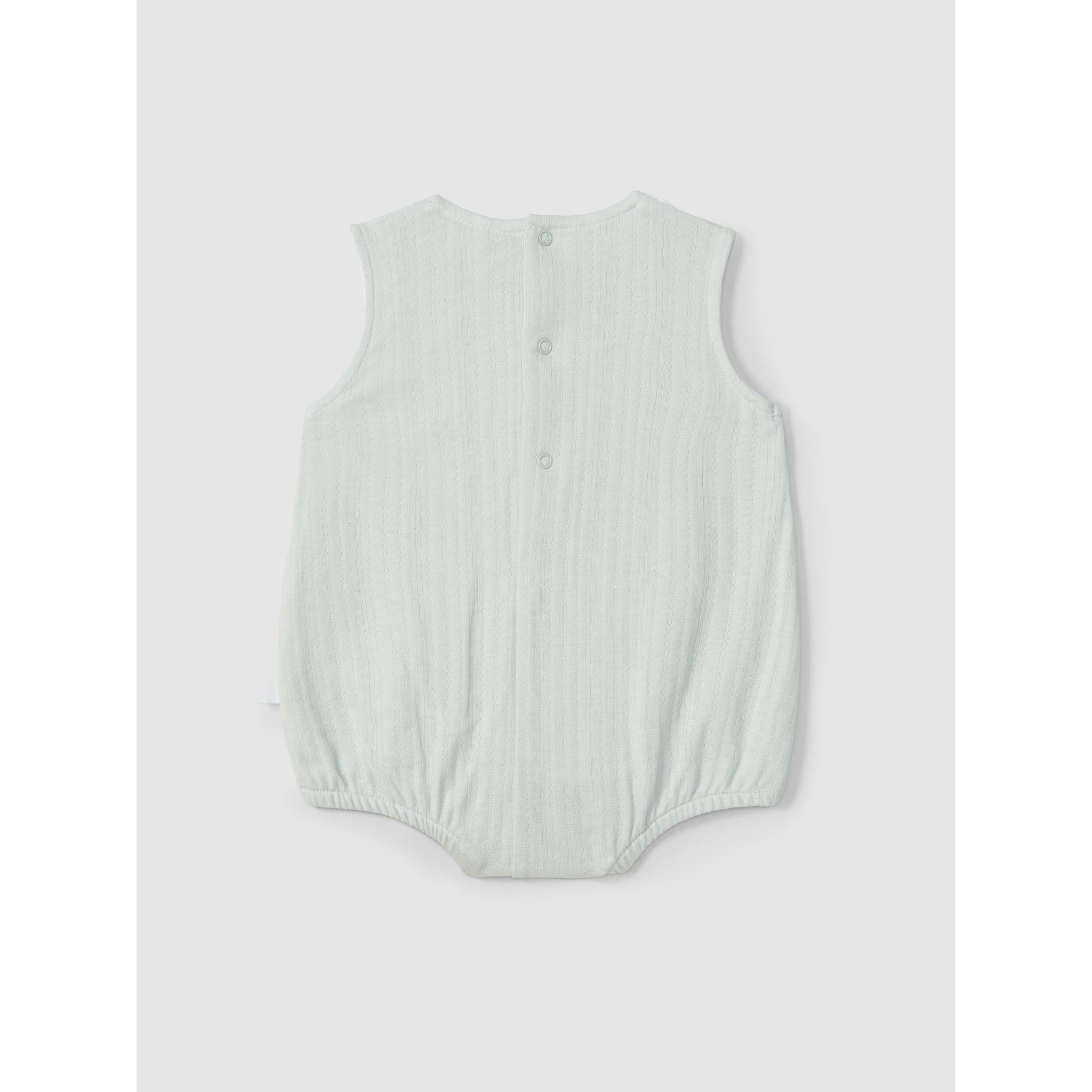 Shortie in organic cotton with embroidered detail - Stars