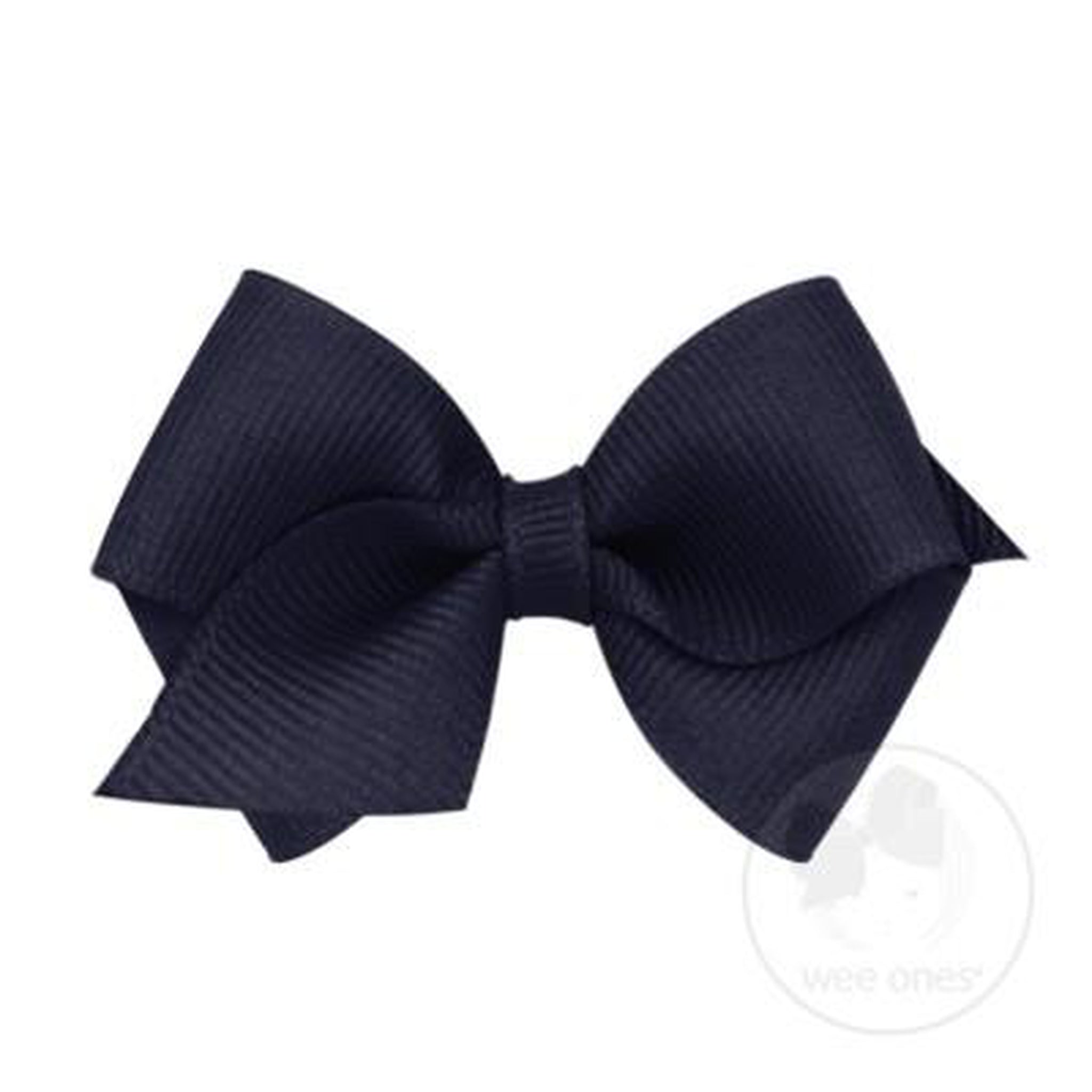 Wee Small Grosgrain Bow (Plain Wrap)