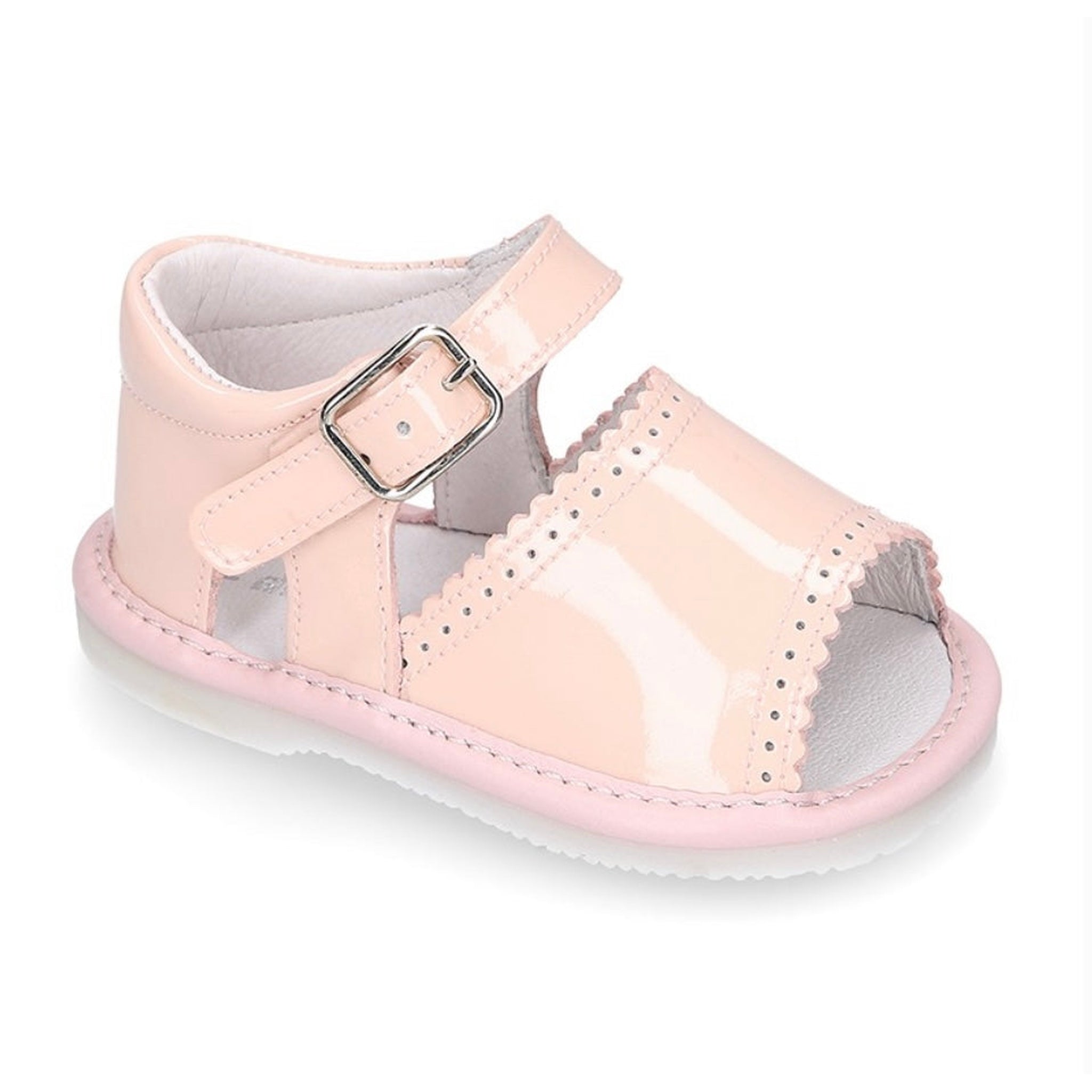 Patent Leather Sandal - Pink