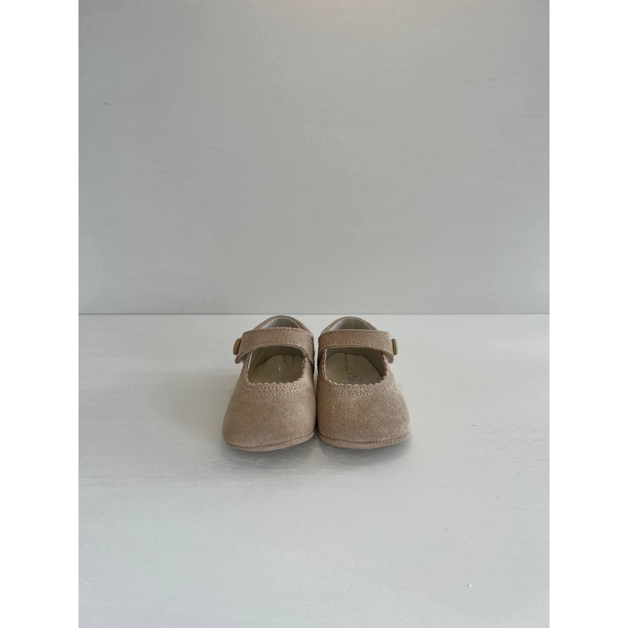 Mary Jane Pram - Suede Beige