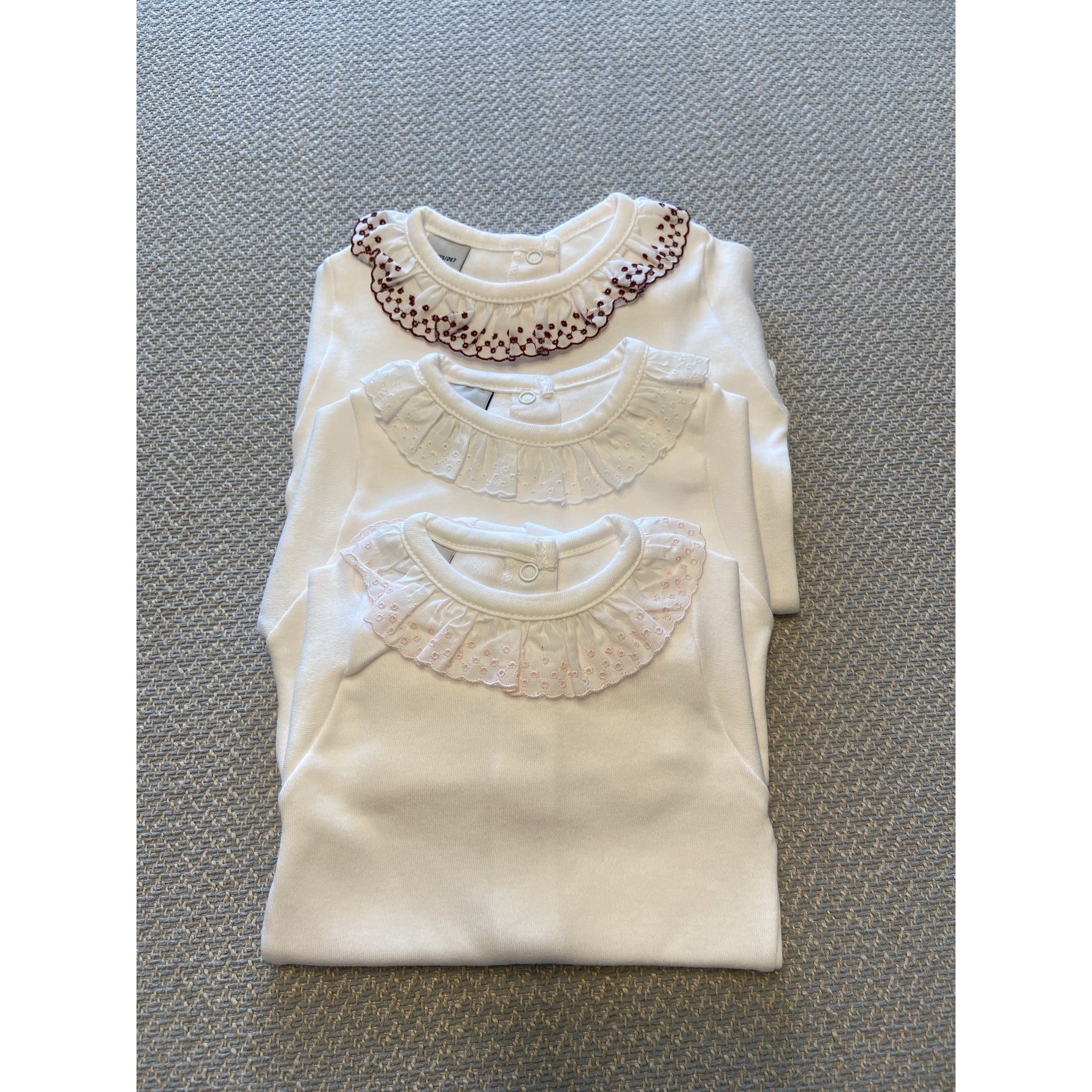 Eyelet Collar Onesie