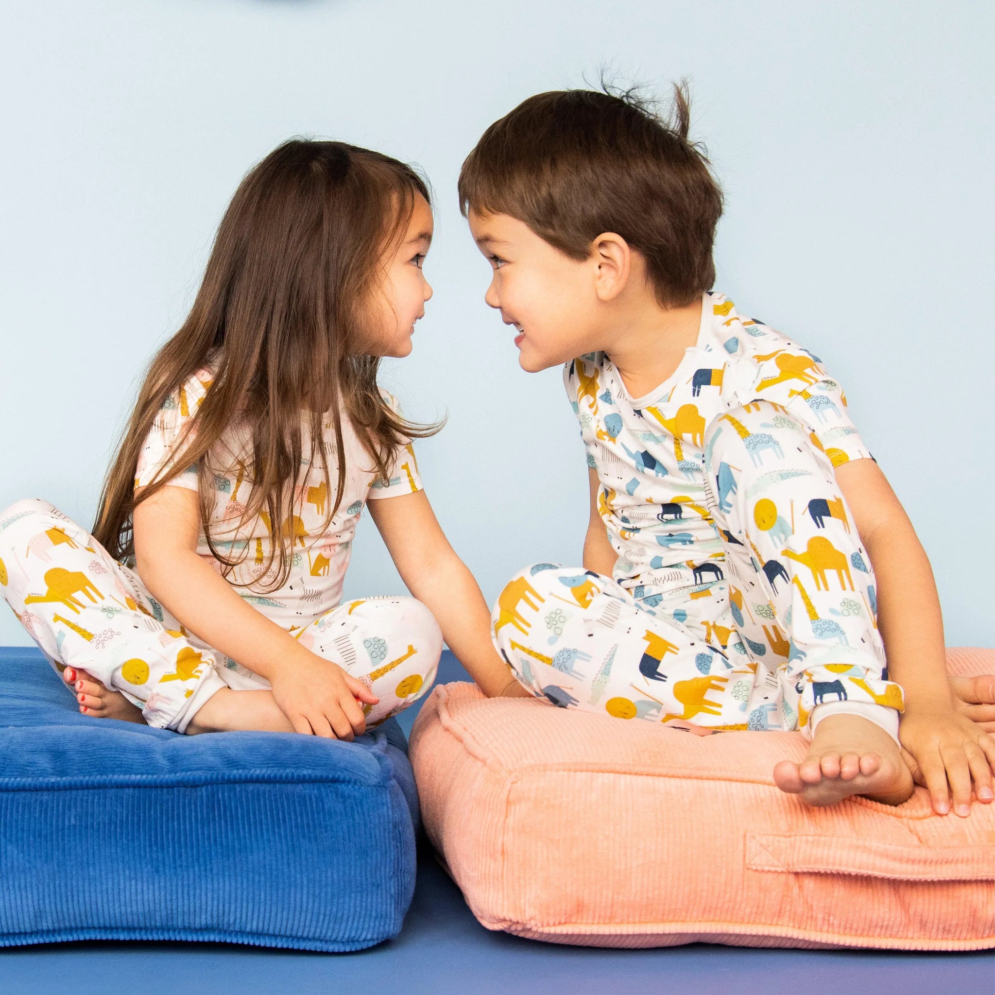 the fast and the furriest modal magnetic toddler pj | blue
